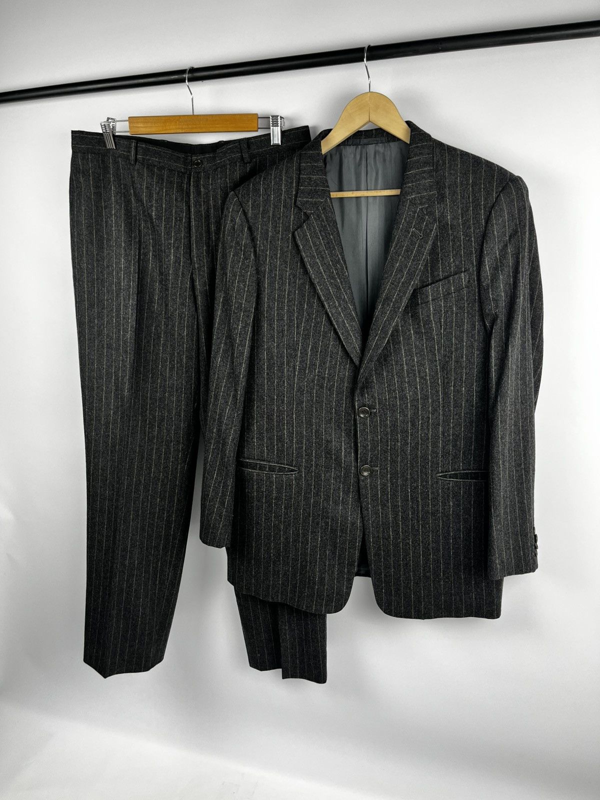 Giorgio Armani Armani wool suit vintage archive Size 54R - 3 Thumbnail