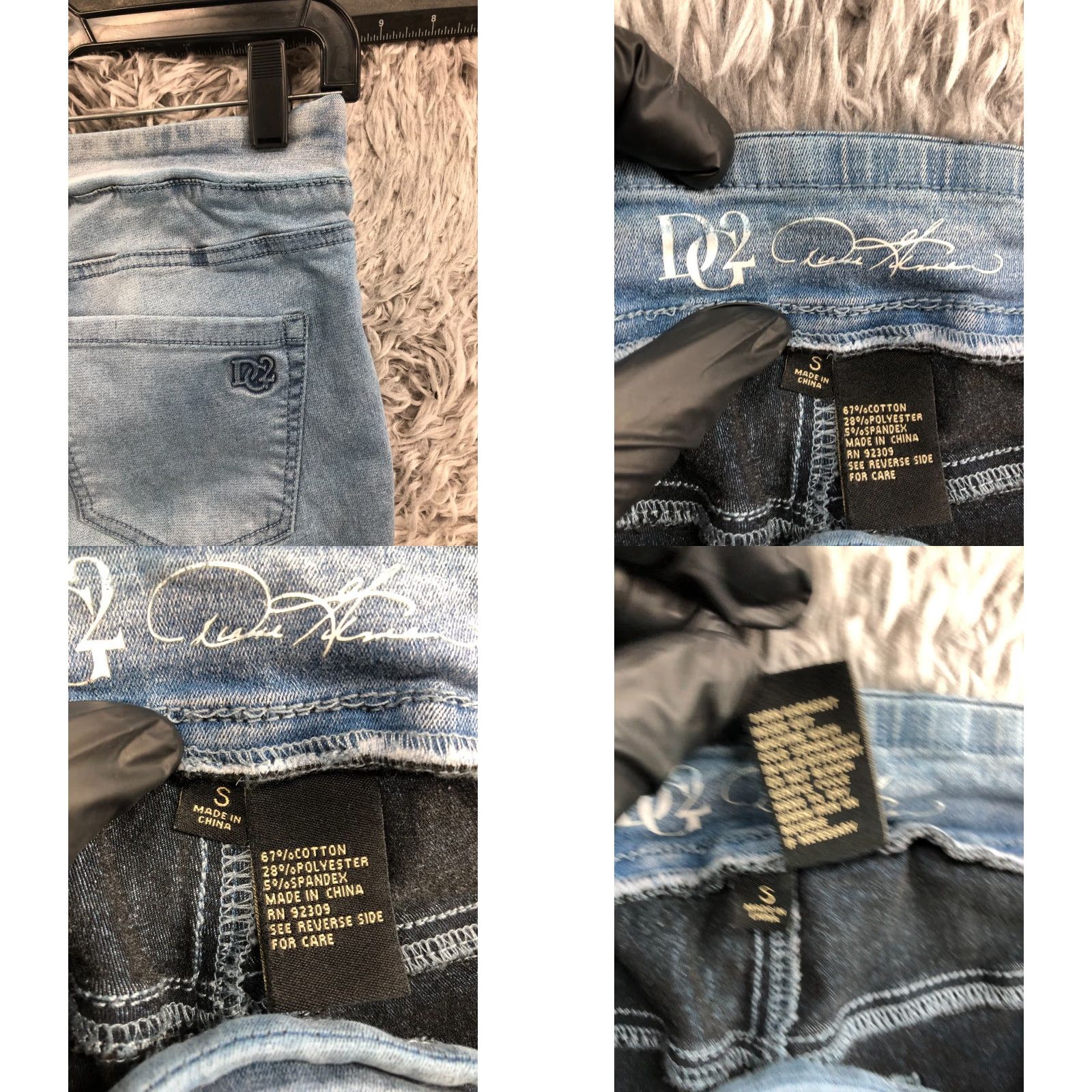 Vintage DG2 Capri Jeans Size S Womens Medium Wash Blue Regular Size 28" / US 6 / IT 42 - 8 Thumbnail
