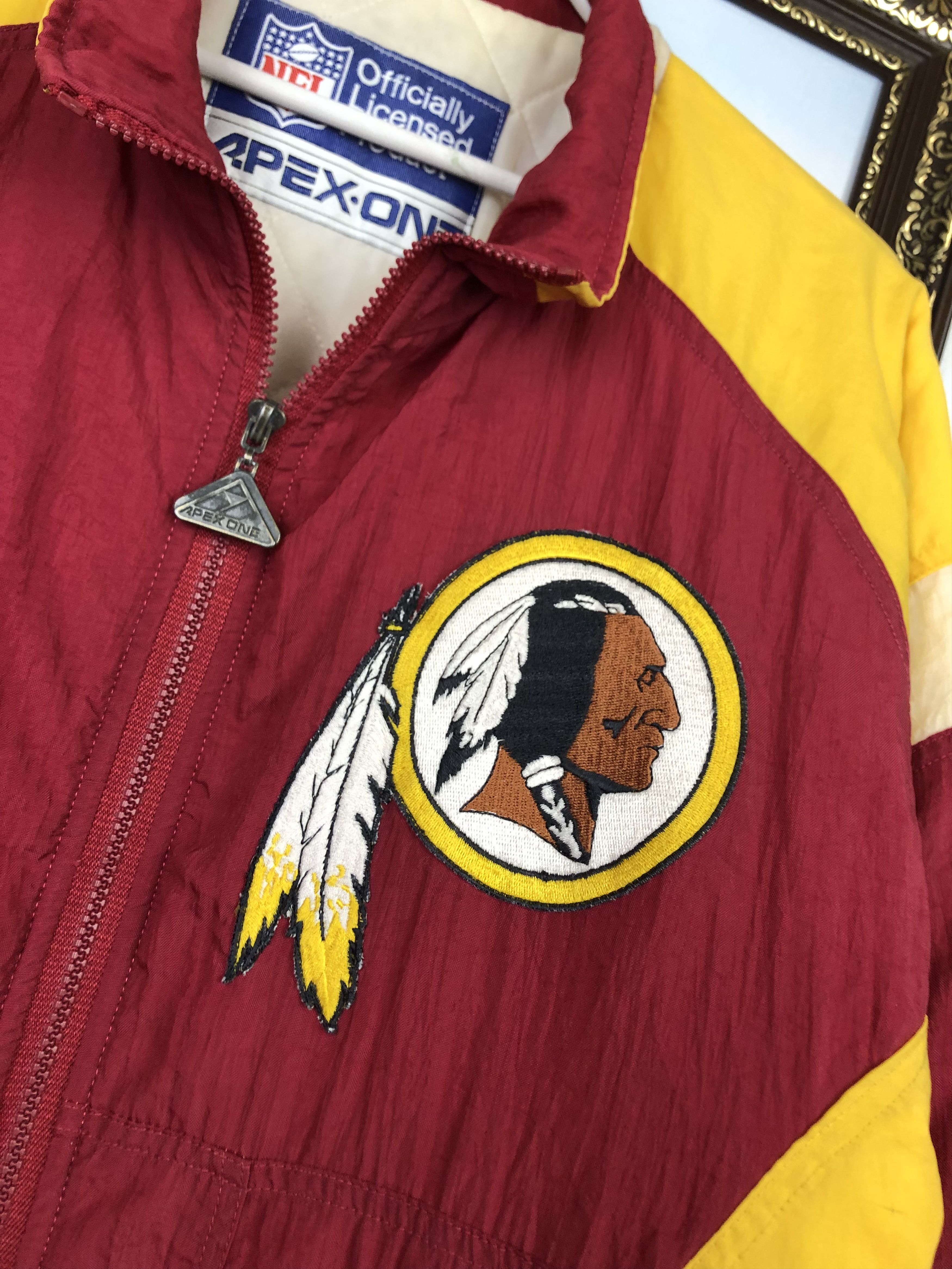 Vintage Vintage 90's NFL Washington Redskins Apex Jacket Mens Size US XXL / EU 58 / 5 - 4 Thumbnail