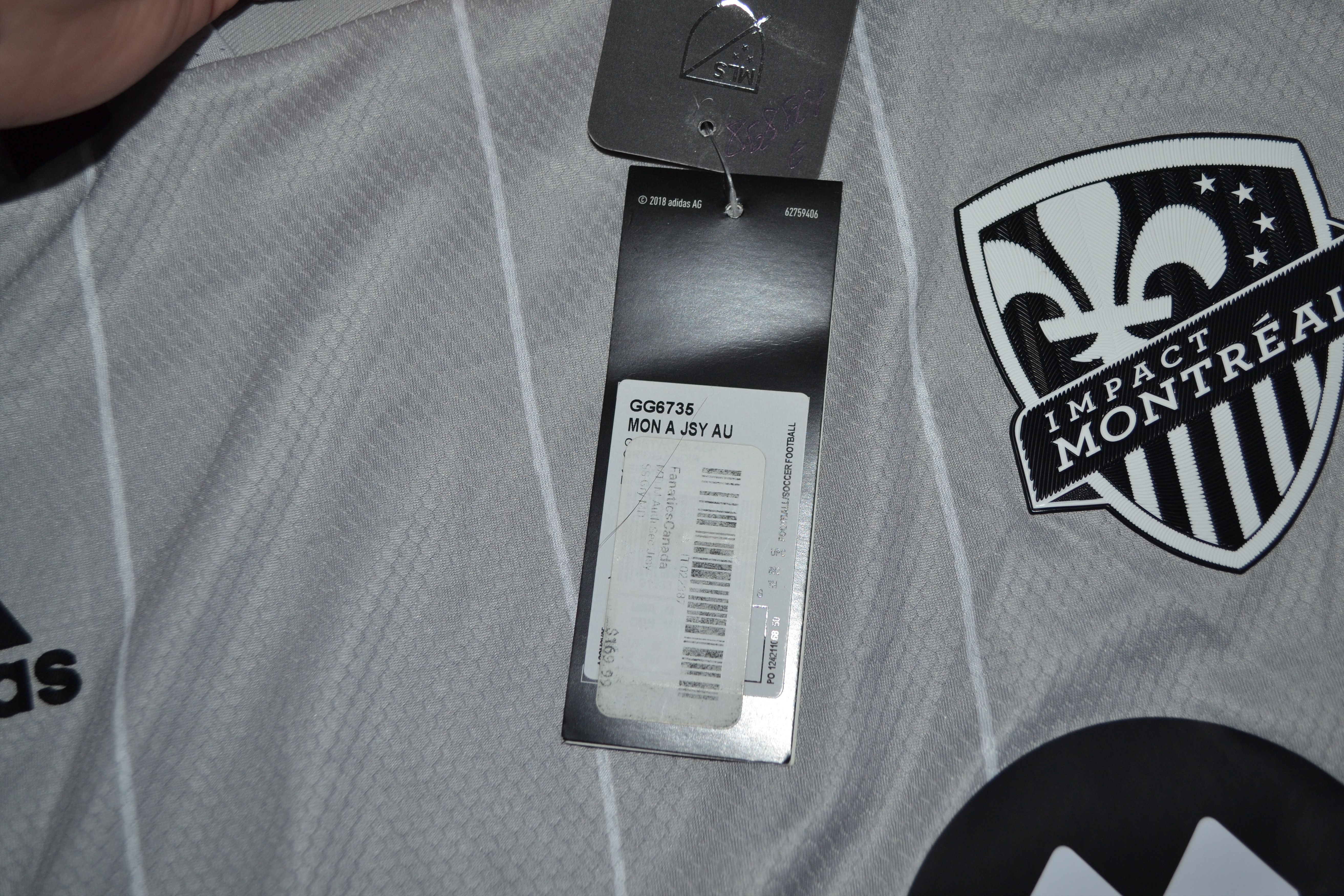 Adidas Montreal Impact Away Shirt 2020 2021 Player Issue Jersey Size US M / EU 48-50 / 2 - 5 Thumbnail