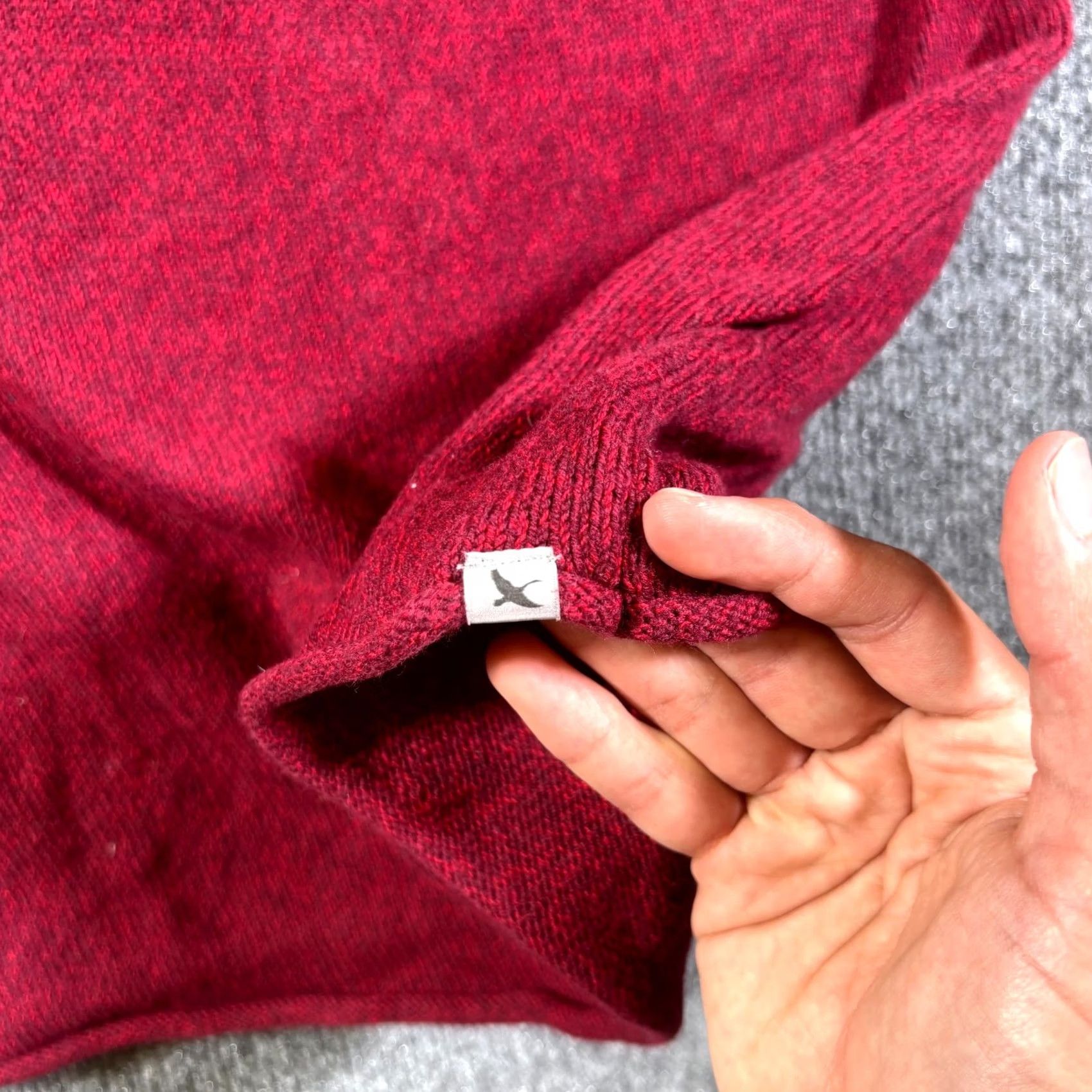 Eddie Bauer Eddie Bauer Sweater Womens Small Petite Maroon Knit Raglan Sleeve Classic Cozy Size S / US 4 / IT 40 - 7 Thumbnail