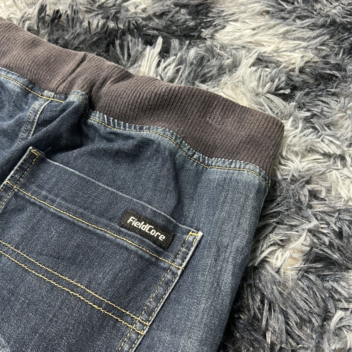 Japanese Brand FieldCore Denim Cargo Pant Size US 29 - 5 Thumbnail
