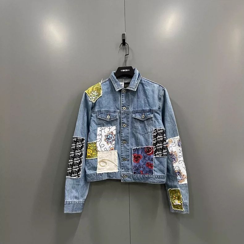 Loewe Loewe Sequin Graffiti Denim Jacket - dmc Size US M / EU 48-50 / 2 - 1 Thumbnail