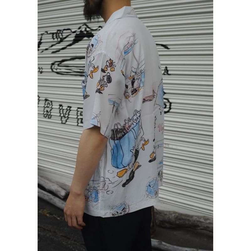 Porter Classic PORTER CLASSIC 24ss DISNEY M&F PC ORIGINAL ART ALOHA SHIRT Size US S / EU 44-46 / 1 - 2 Thumbnail
