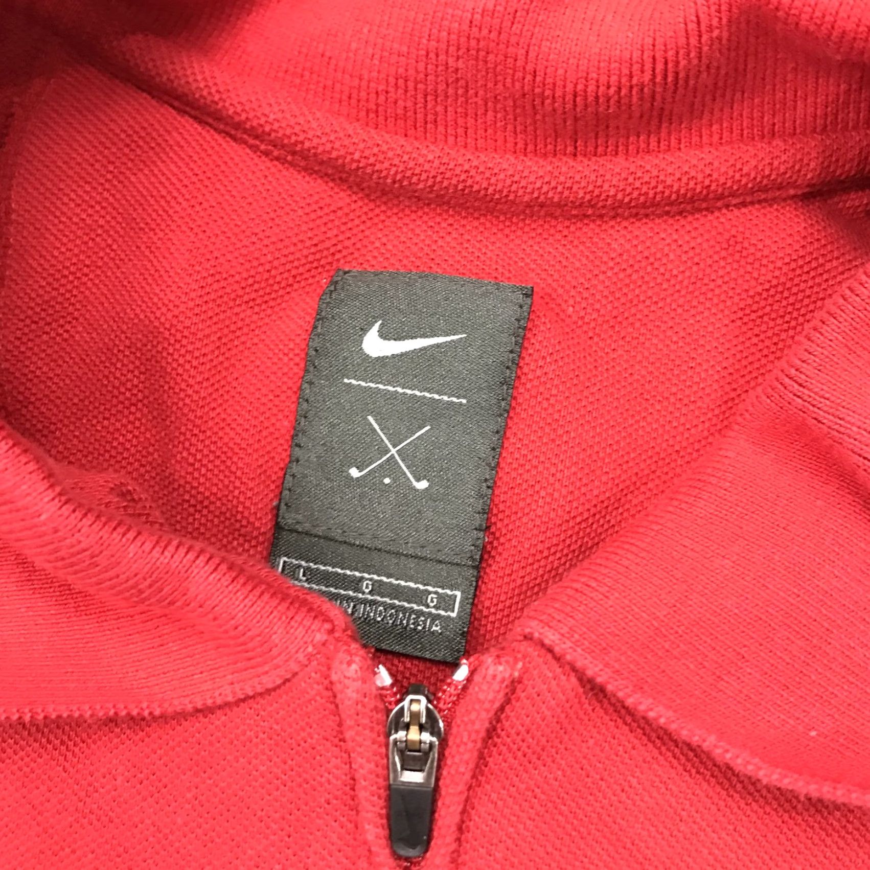 Nike VINTAGE Nike Golf Polo Shirt Mens Large Red 90s Sports 1/4 Zip Polo Shirt Nike Golf Mens Large Red 90s Sports Size US L / EU 52-54 / 3 - 4 Thumbnail