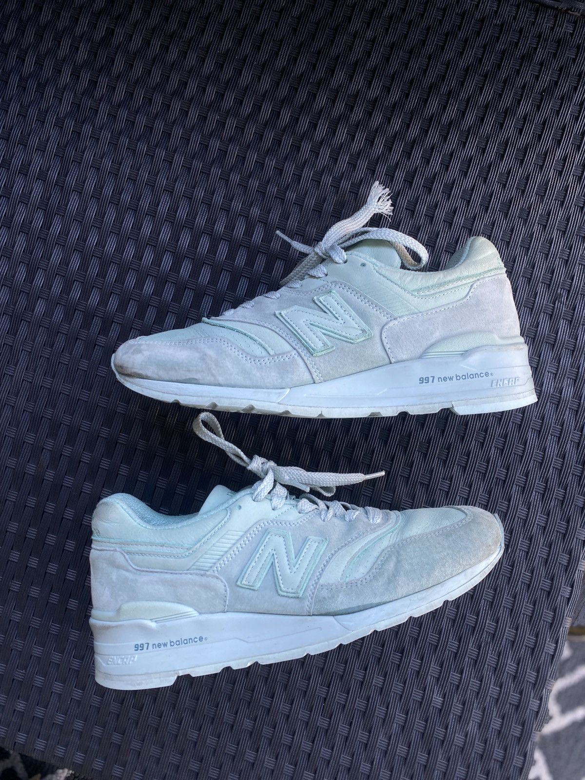 New Balance New Balance 997 Mint Julep USA Made Suede Sneakers 9.5 Grailed
