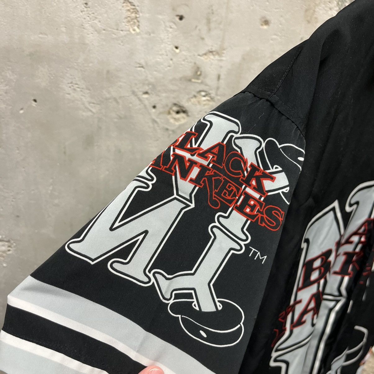 Other Vintage J Plus Black Yankees Baseball Jersey Negro Leagues L Size US L / EU 52-54 / 3 - 4 Thumbnail