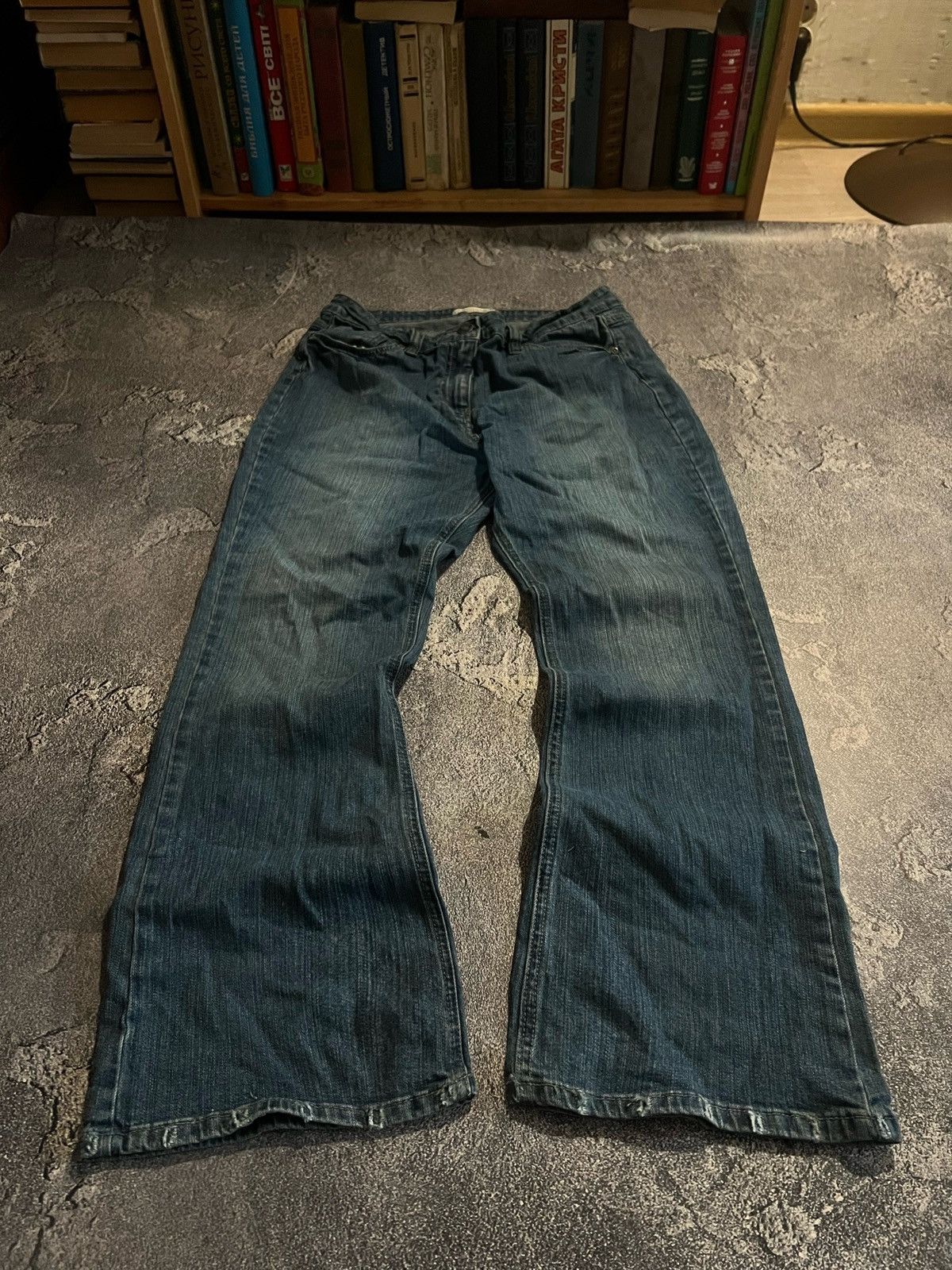 Distressed Flare Hysteric Glamour Style - Y2K Archive 90s