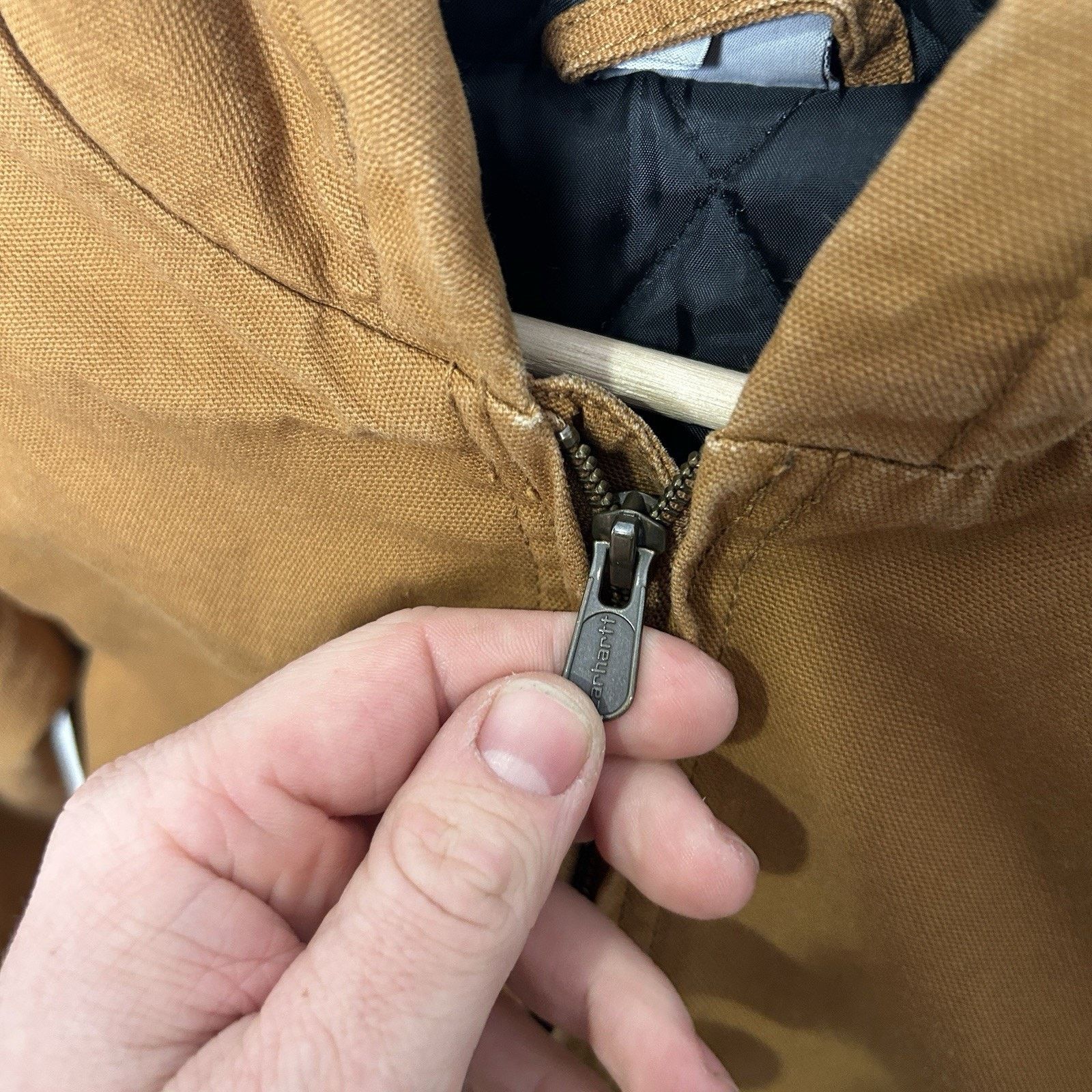 Carhartt Y2K Carhartt Quilt-Lined Active Jacket “Light Brown" Size S / US 4 / IT 40 - 12 Thumbnail