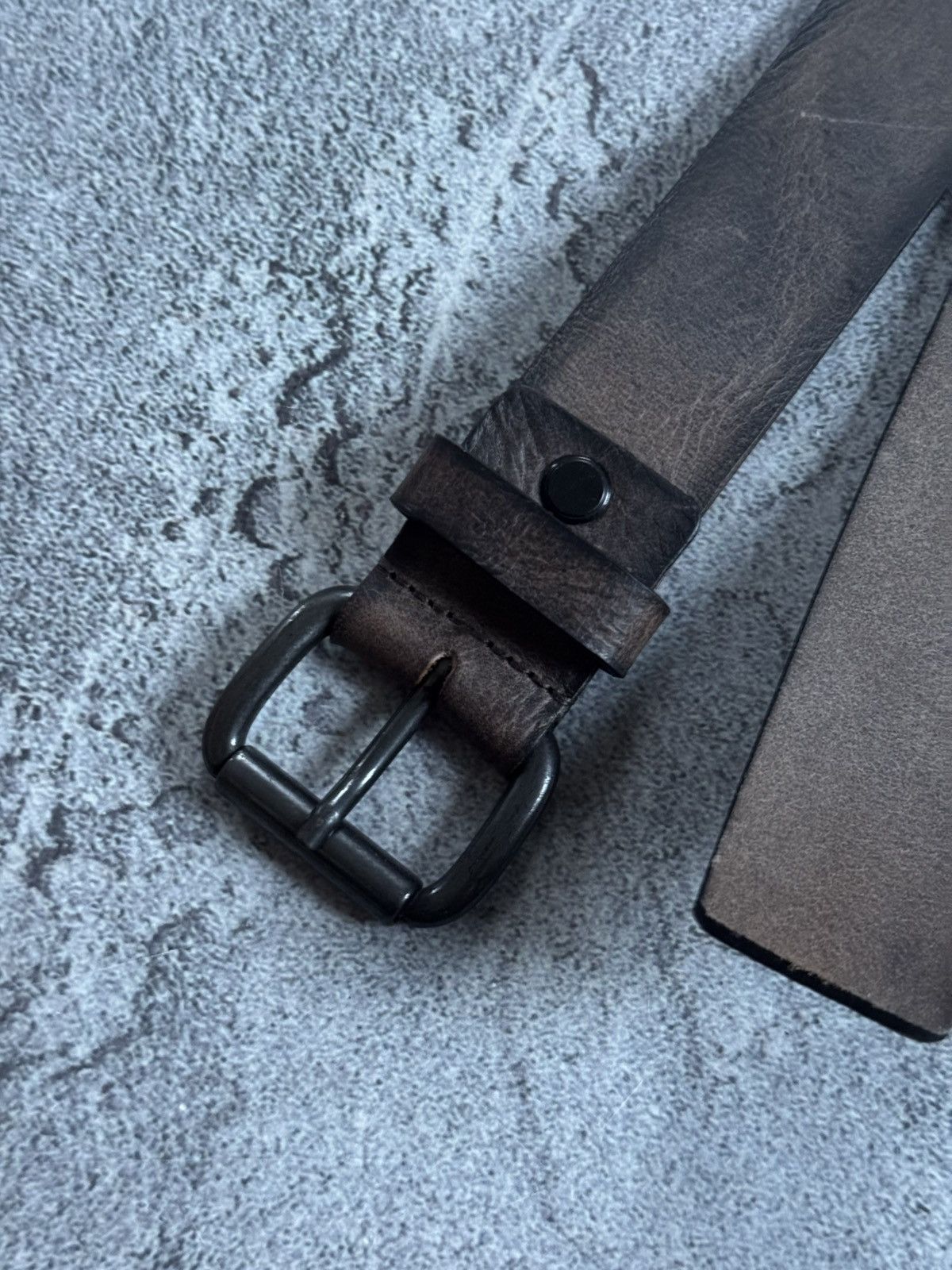 Diesel Diesel avantgarde leather brown belt casual punk gothic y2k Size ONE SIZE - 8 Thumbnail