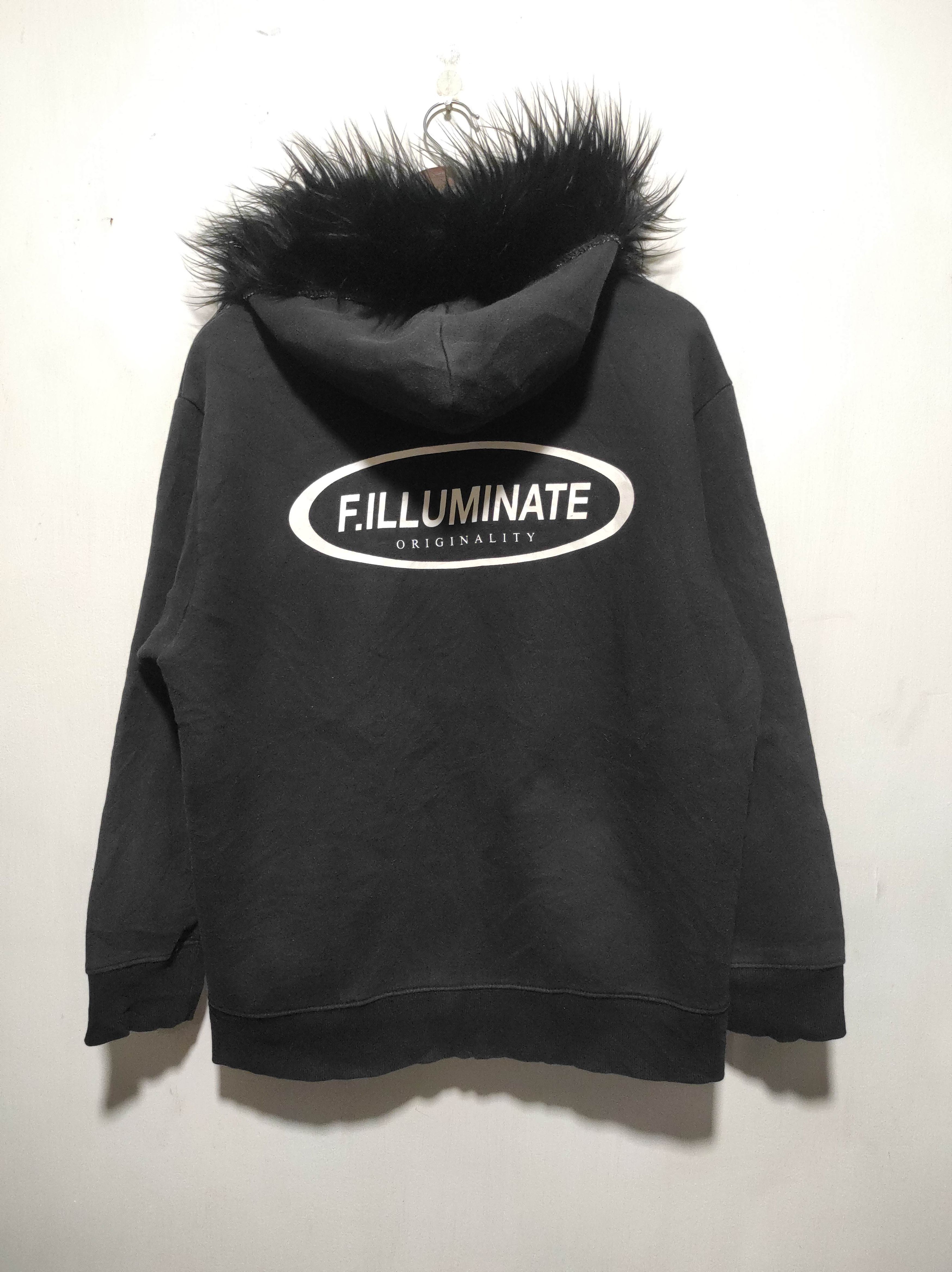 Japanese Brand F.ILLUMINATE Oversize Double Zipper Fur Hoodie LGB style Size US M / EU 48-50 / 2 - 11 Thumbnail