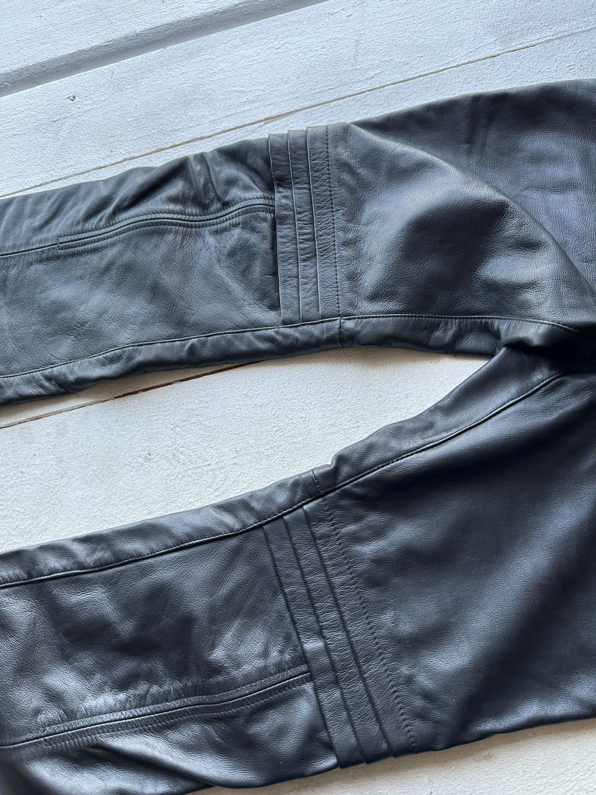 Leather HELD 🚨 LEATHER PANTS RACING VNTG Cowboy Biker Leather Pants Size US 32 / EU 48 - 3 Thumbnail