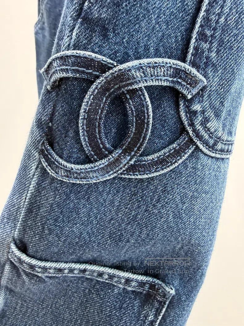 Chanel Chanel Blue Jeans Size 36" / US 14 / IT 50 - 4 Thumbnail