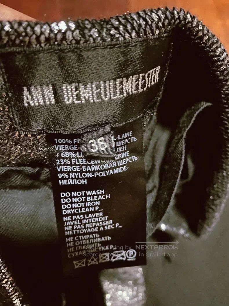 Ann Demeulemeester Ann Demulemeester Wool Drop-Crotch Pants. Size US 36 / EU 52 - 2 Thumbnail