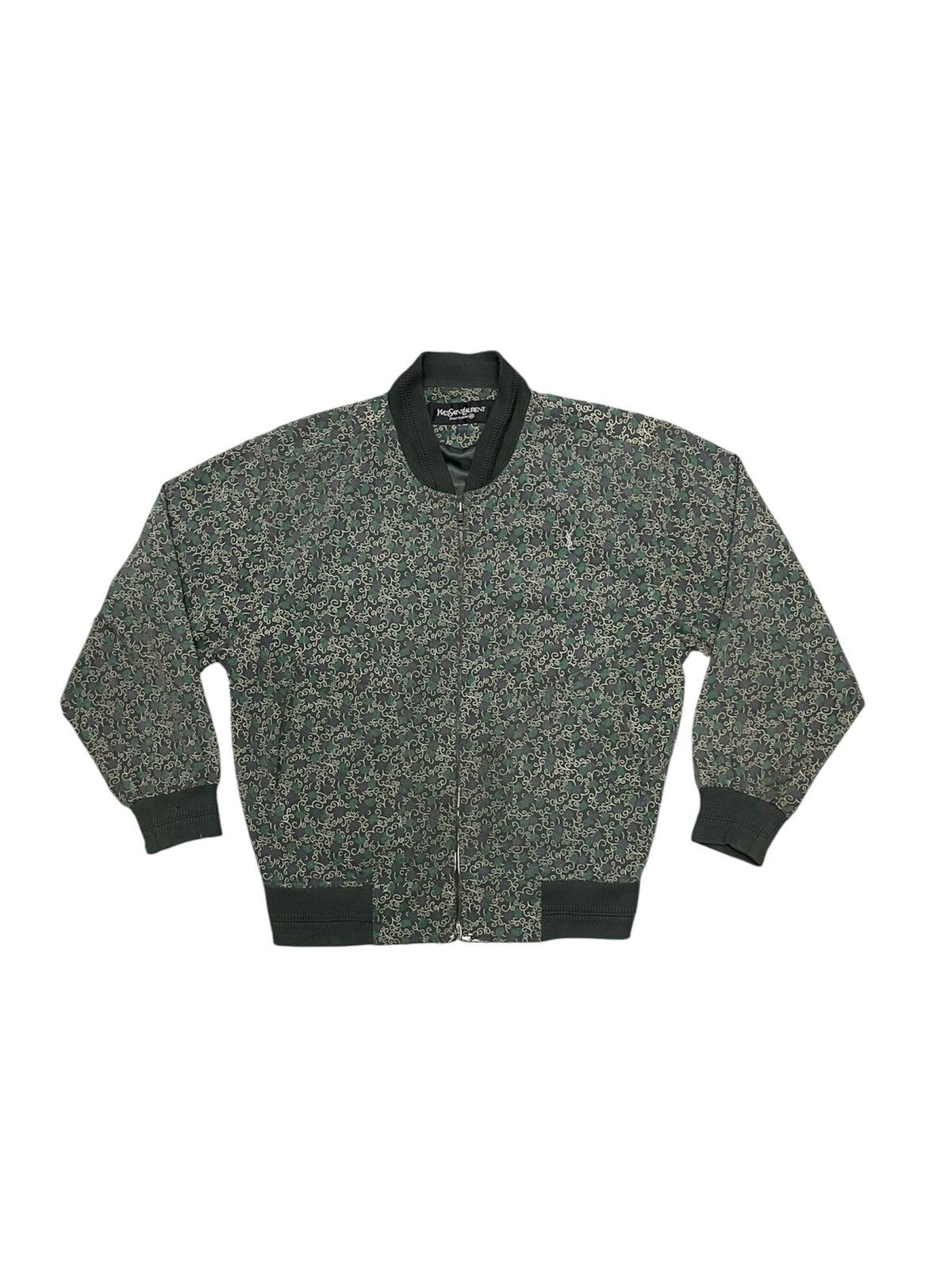 Yves Saint Laurent 90s YVES SAINT LAURENT POUR HOMME FULLPRINT ABSTRACT DESIGN Size US M / EU 48-50 / 2 - 1 Thumbnail