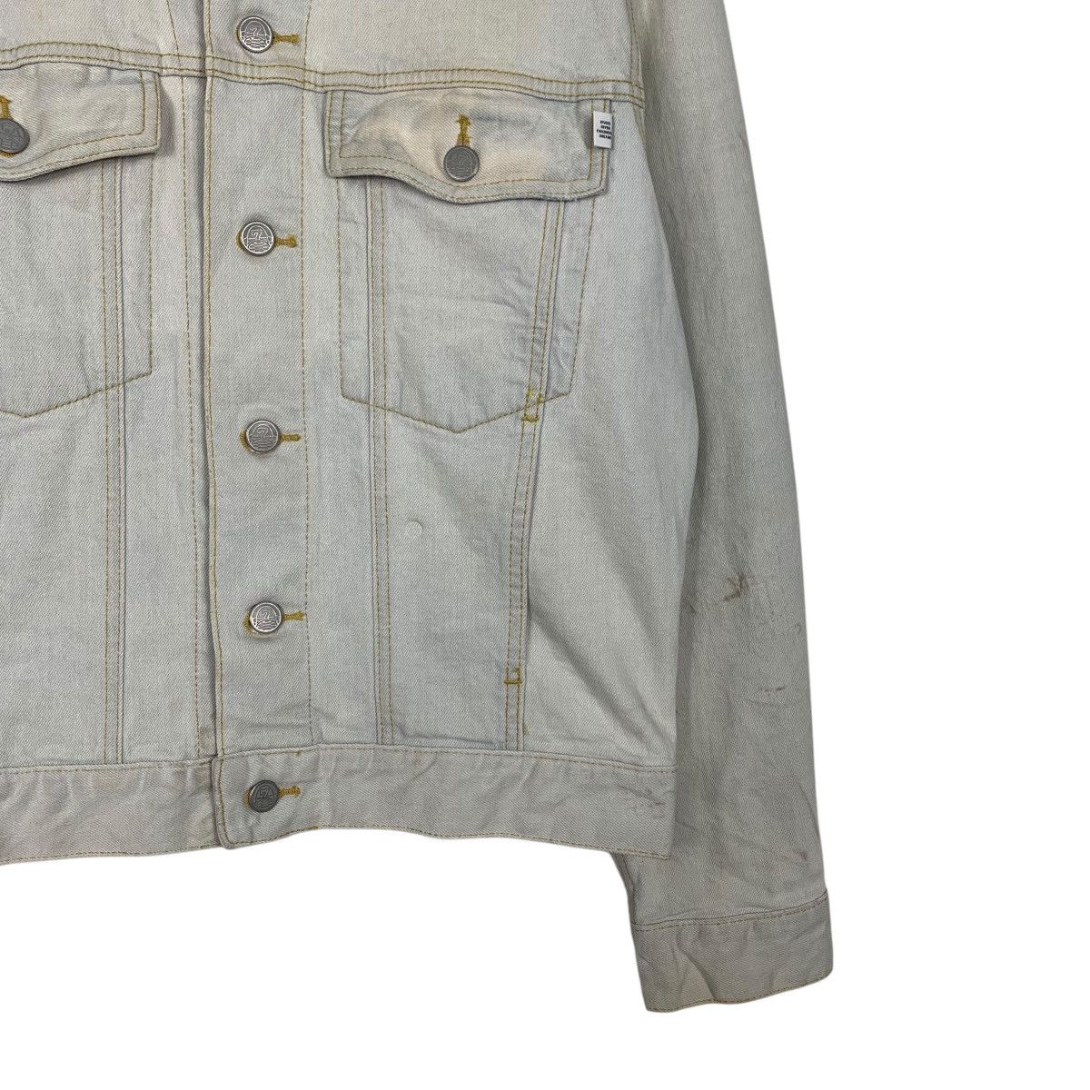 Studio Seven STUDIO SEVEN Embroidered Logo Washed Denim Jacket #2829-C128 Size US M / EU 48-50 / 2 - 8 Thumbnail