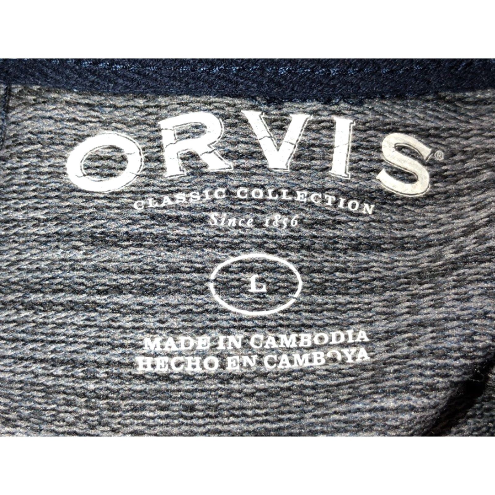 Orvis Orvis Mens Blue Crewneck Sweater Rayon/Polyester Size L Size US L / EU 52-54 / 3 - 5 Thumbnail