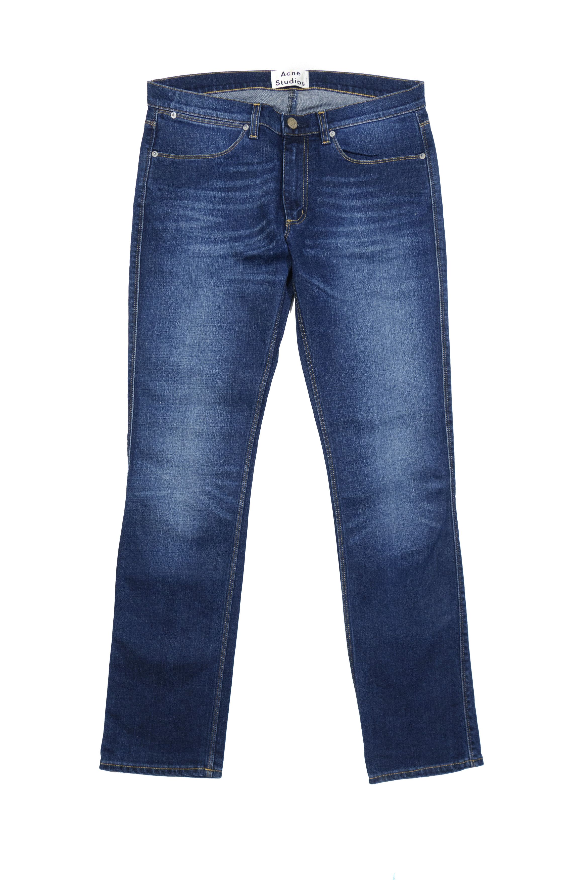Acne Studios Max Prince Indigo Blue Jeans Size US 33 - 1 Thumbnail