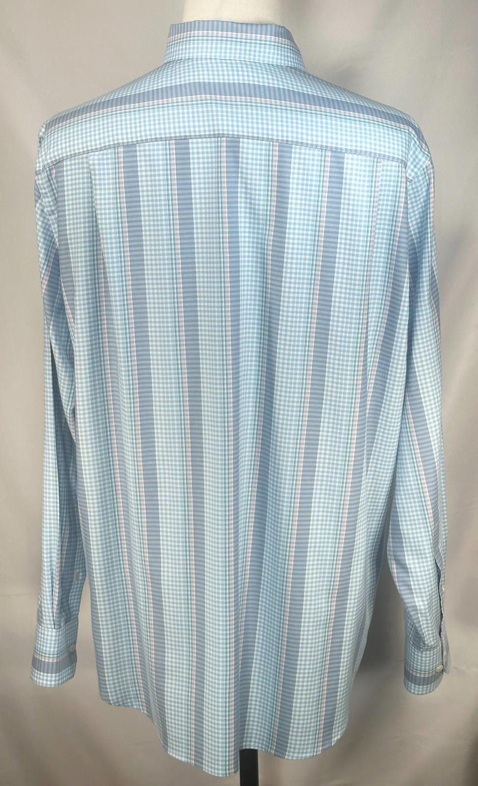 Southern Tide Southern Tide Classic Cotton/Spandex Blend Button Up Blue L Size US L / EU 52-54 / 3 - 2 Thumbnail