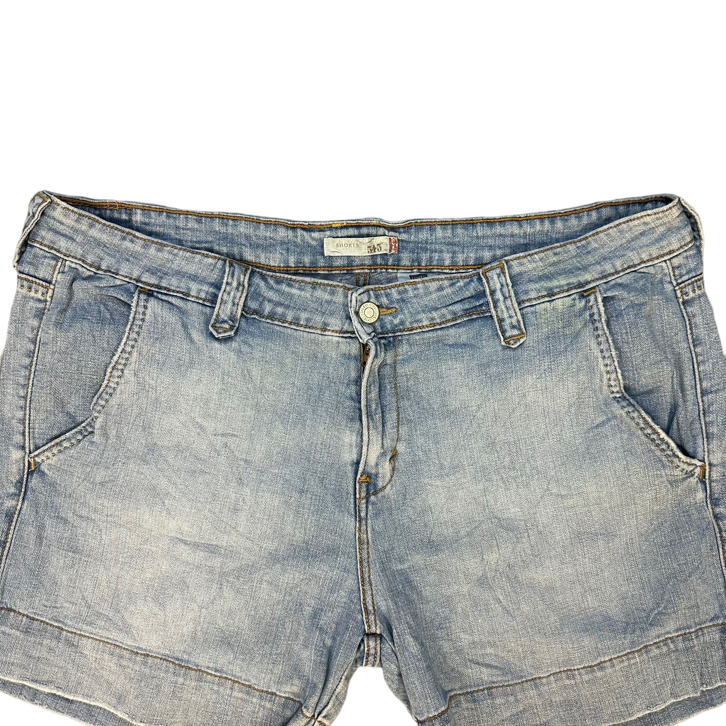 Levi's LEVIS 545 LIGHT WASH DENIM SHORTS #8411-008 Size 39" - 2 Thumbnail