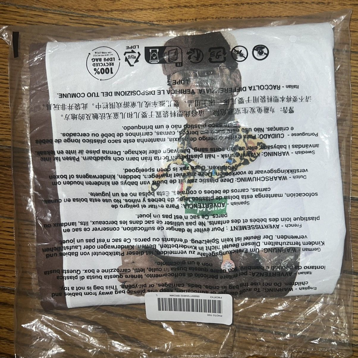 Supreme Supreme Tyler The Creator Tee Brown Size: L Size US L / EU 52-54 / 3 - 4 Thumbnail