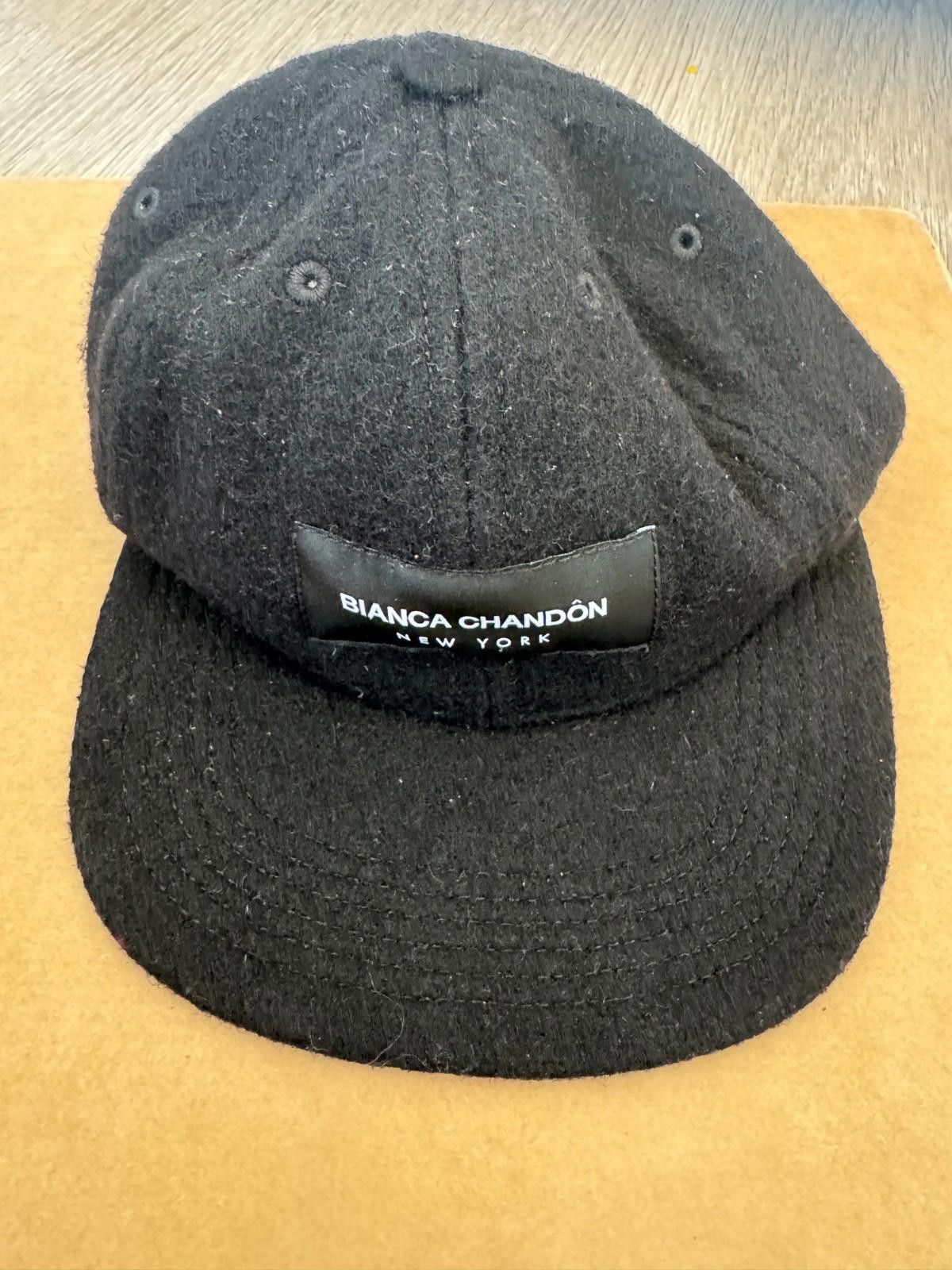 BIANCA CHANDON Bianca Chandon BCNY Wool Cap Black Size ONE SIZE - 1 Thumbnail