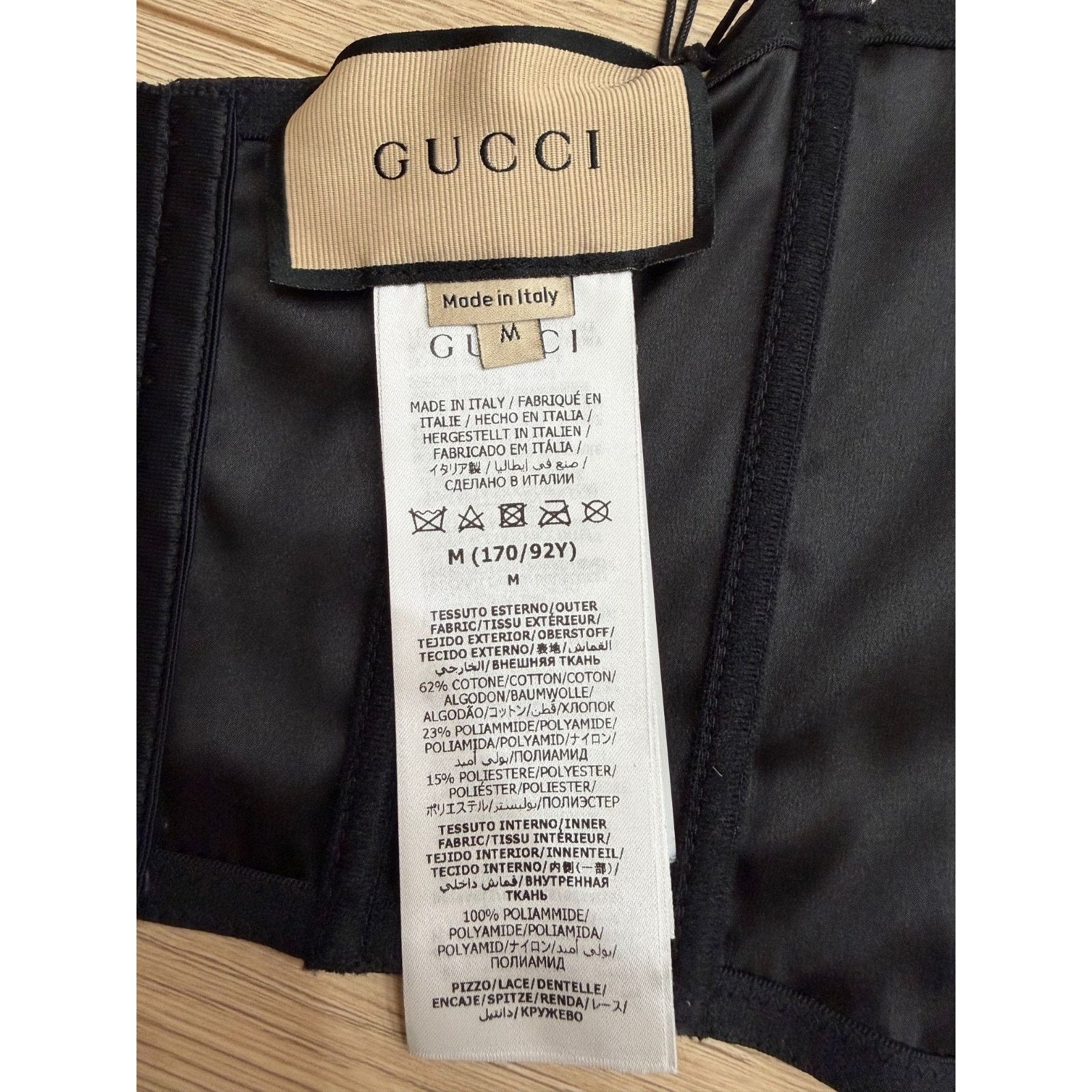 Gucci Gucci GG Net Corset Black Nude Lace Logo Bustier Top Medium Size M / US 6-8 / IT 42-44 - 14 Thumbnail