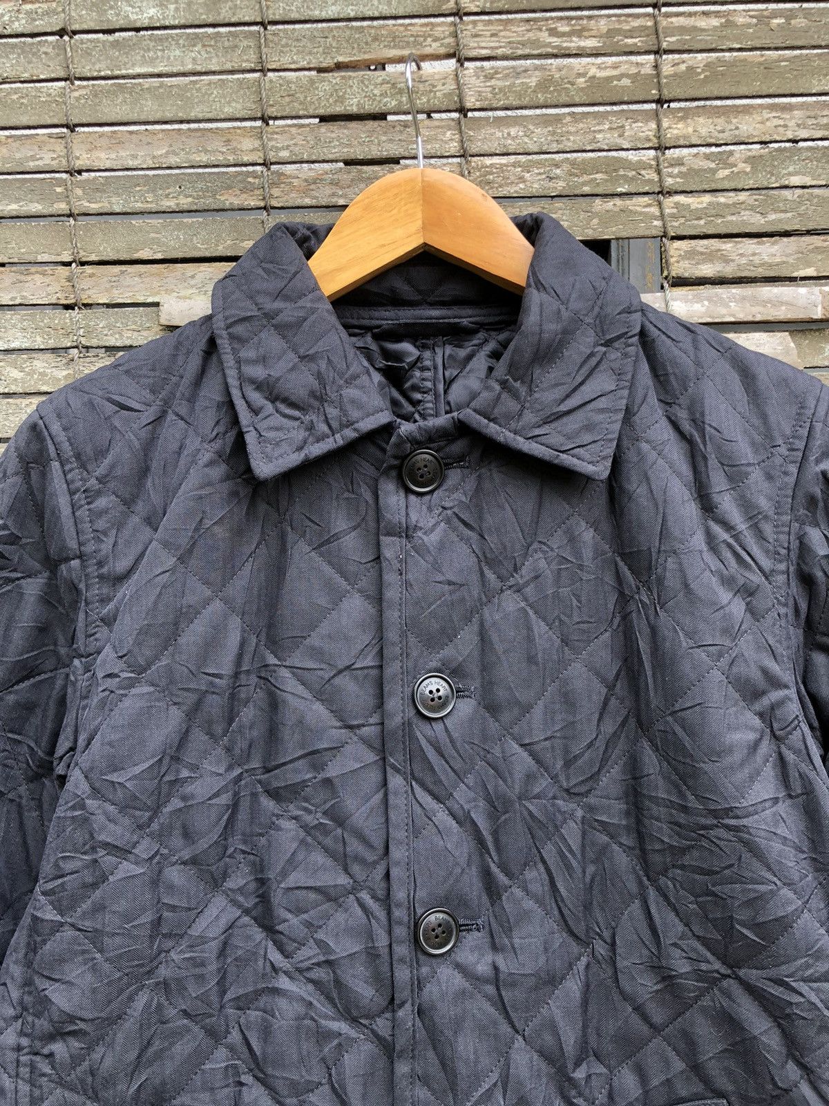 Vintage Beams Heart Diamond Quilted Thermoregulated Jacket