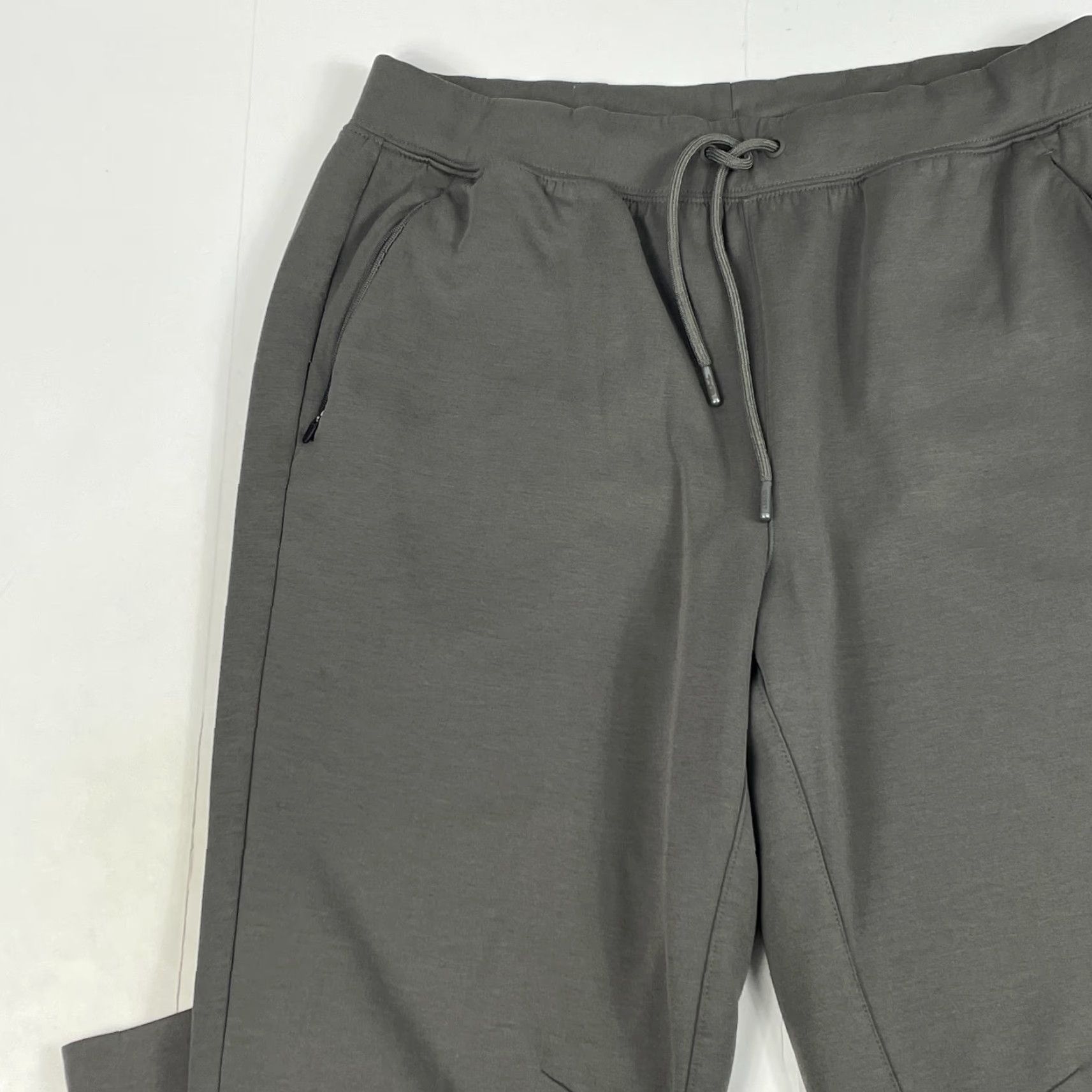 Vintage VRST Sweatpants Mens M Green Relaxed Tapered Leg Lined Workout Gym Stretch Activewear Casual Travel Pockets Elastic Waist Size US 31 - 2 Thumbnail