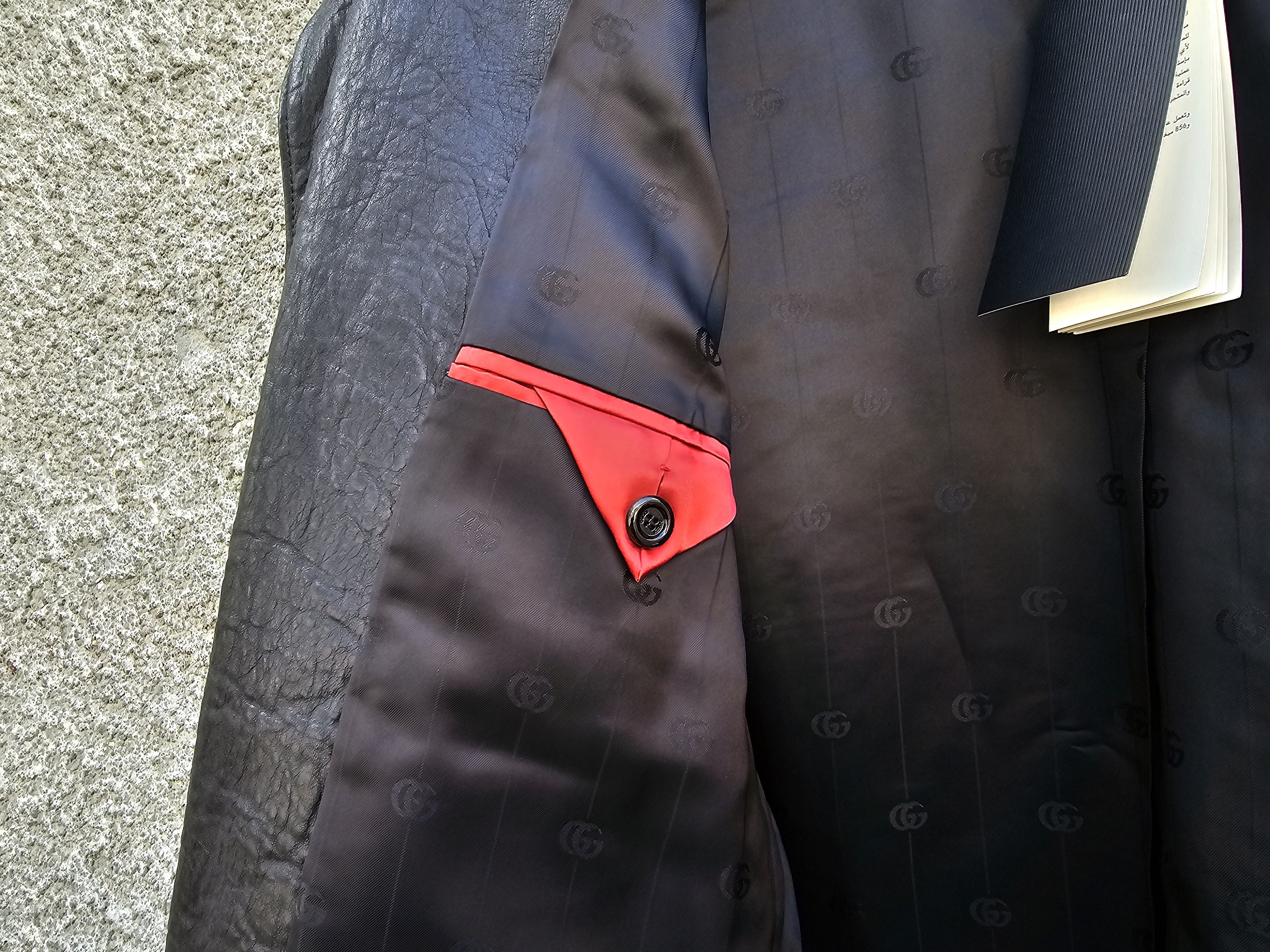 Gucci $3450 GUCCI Black Horsebit Lambskin Leather Men's Jacket Size US S / EU 44-46 / 1 - 14 Thumbnail