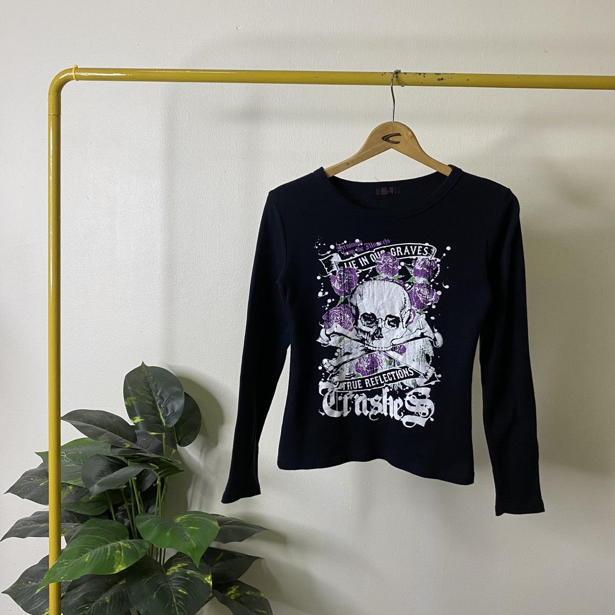 If Six Was Nine Relache Skulls Ifsixwasnine Hysterics Cyber Gothic Punk LS Size XS / US 0-2 / IT 36-38 - 1 Thumbnail