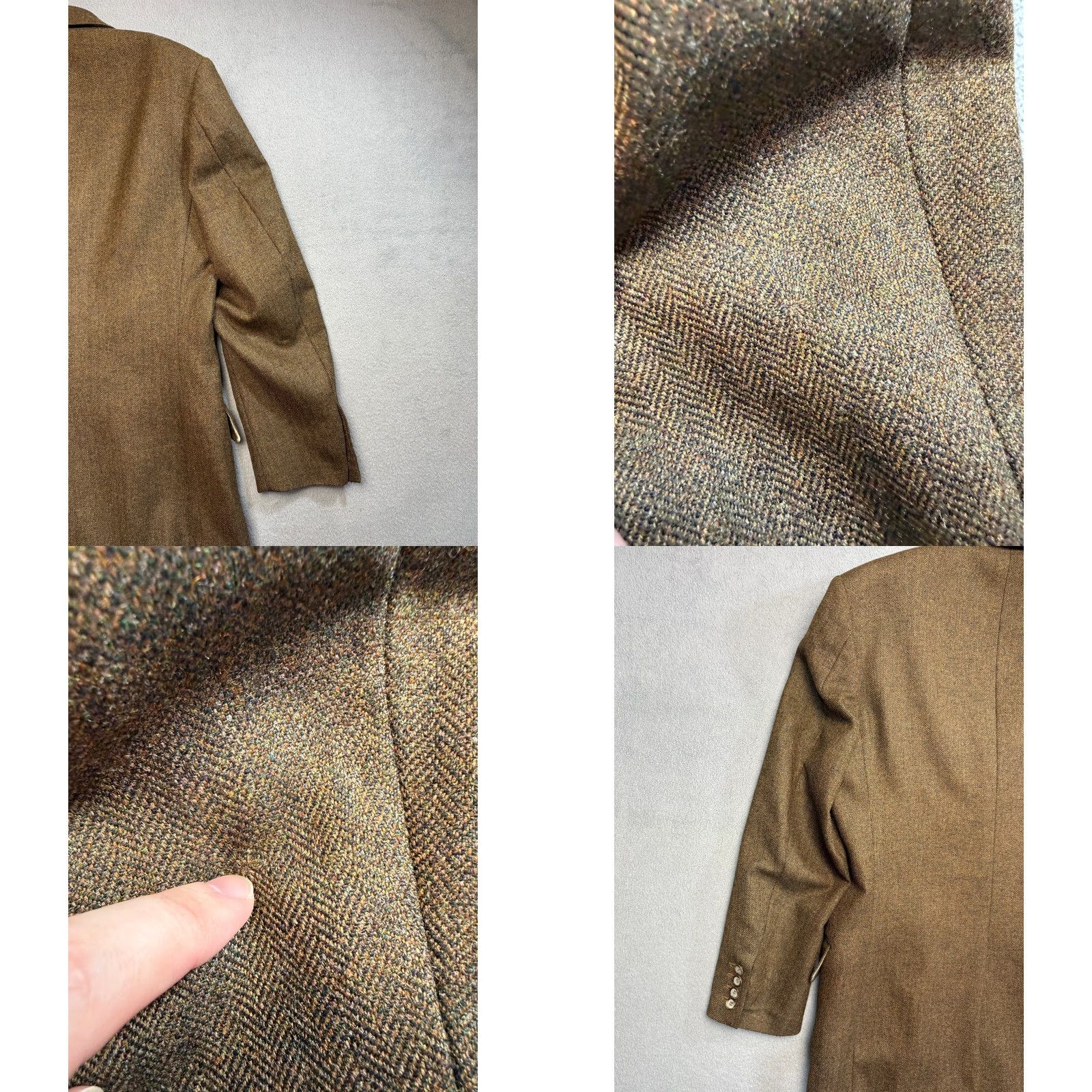 Aquascutum VINTAGE Aquascutum of London England blazer Brown wool size 36R mens Size 36R - 11 Thumbnail