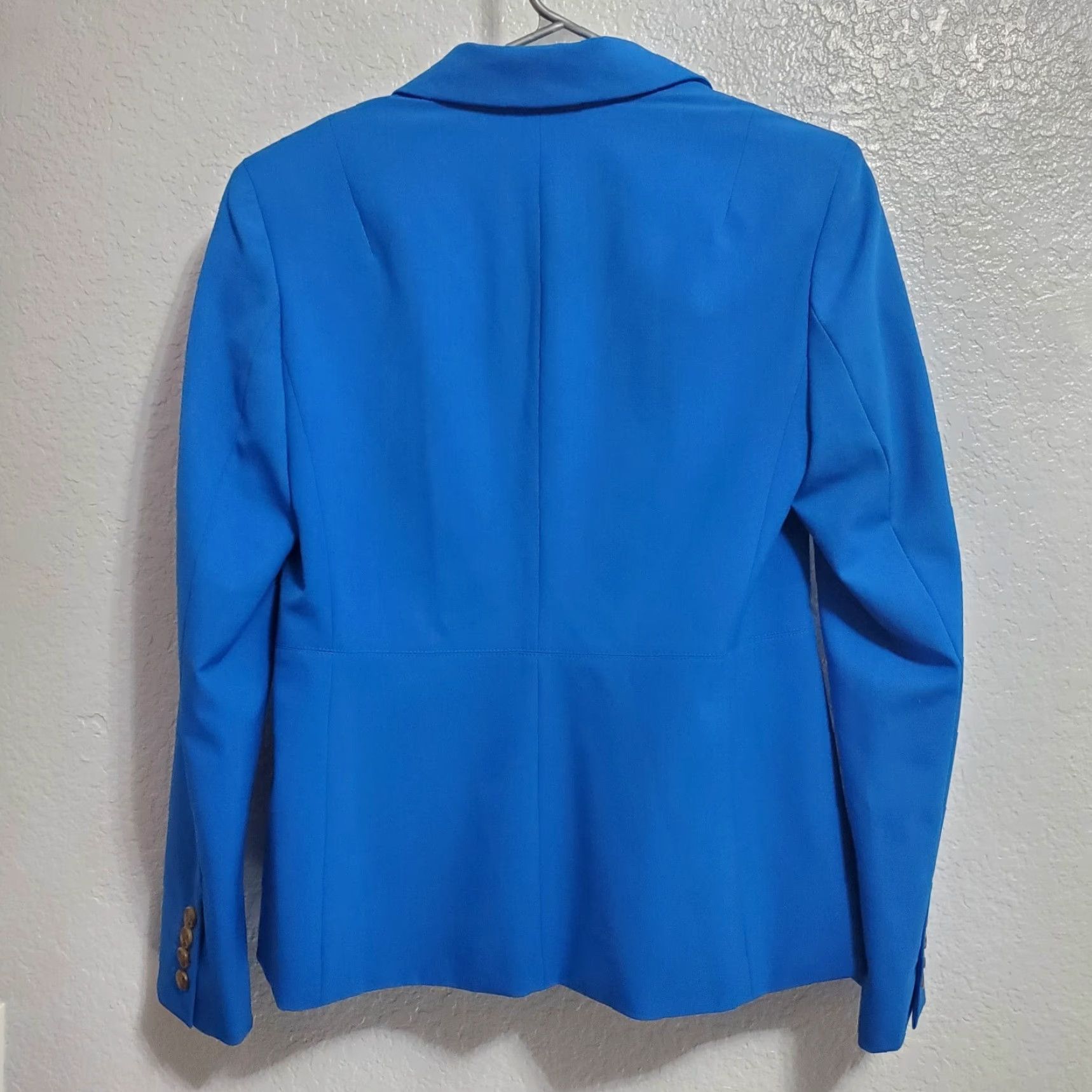 Jones New York VINTAGE Jones New York Stretch Blazer Womens 4 Blue Career Capri Lined Single Button Size S / US 4 / IT 40 - 2 Thumbnail