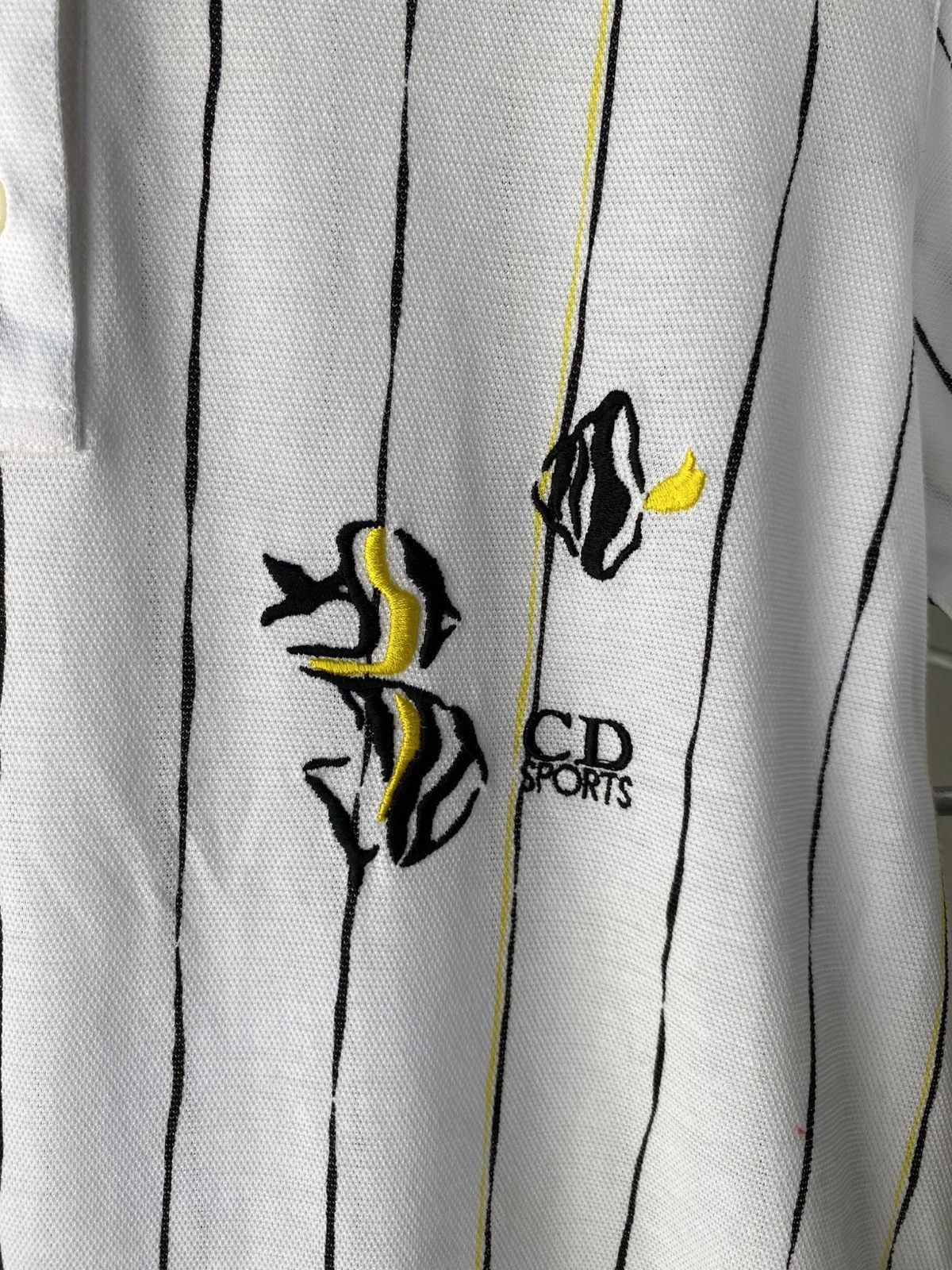 Dior Christian Dior stripped white polo shirt with embroidery Size ONE SIZE - 8 Thumbnail