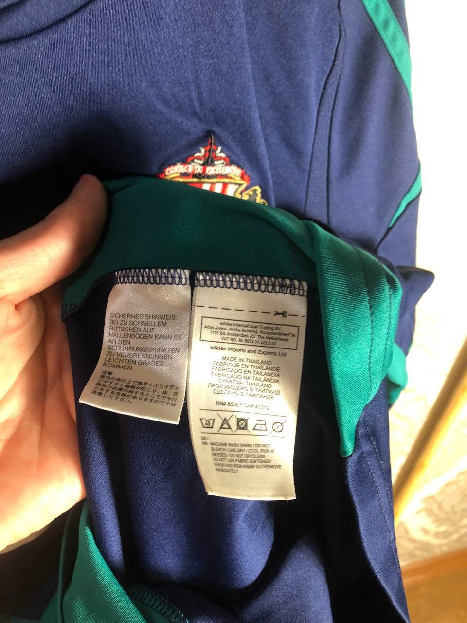 Adidas VINTAGE ADIDAS FC SUNDERLAND ENGLAND SOCCER JERSEY RETRO 90s Size US S / EU 44-46 / 1 - 7 Thumbnail