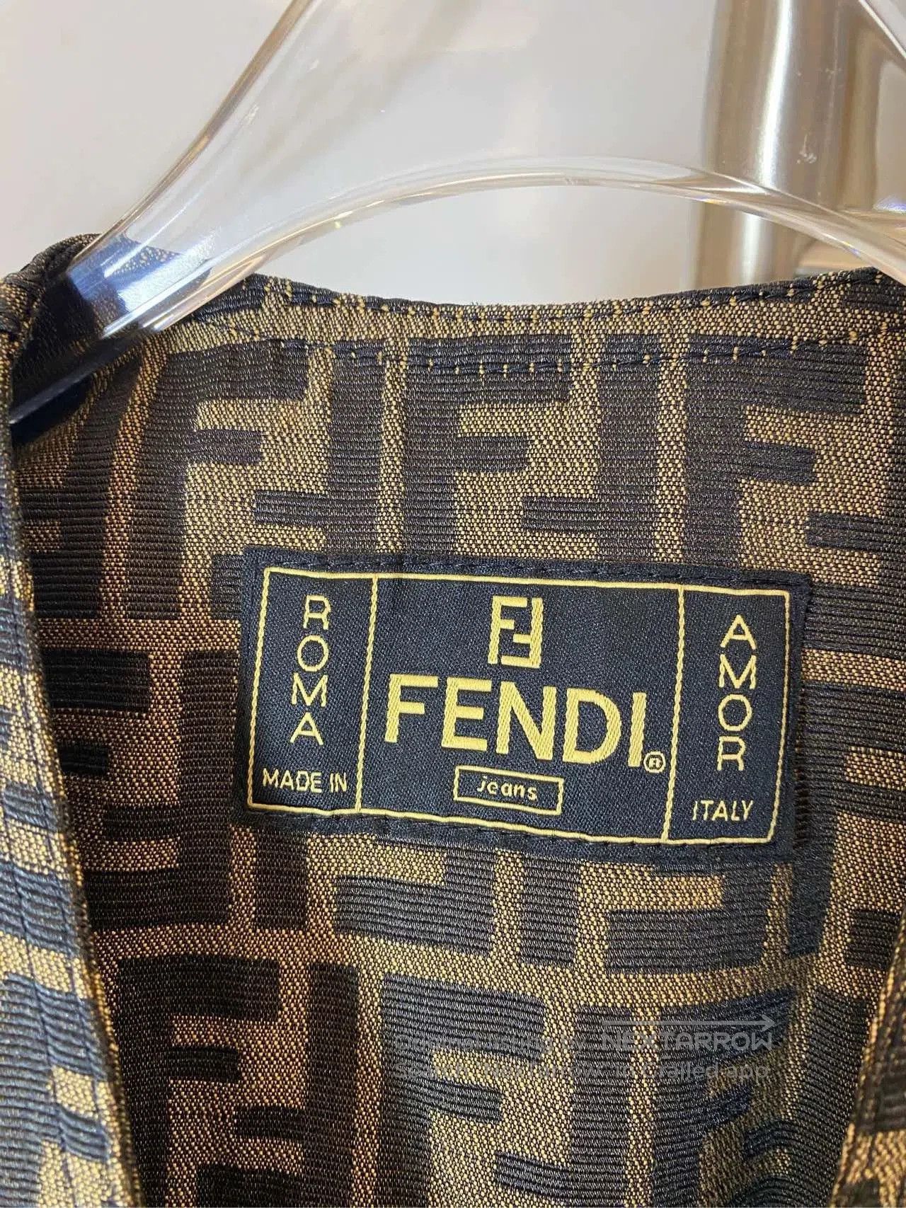 Fendi Fendi Vintage Logo Print Brown Vest. Size US XS / EU 42 / 0 - 5 Thumbnail