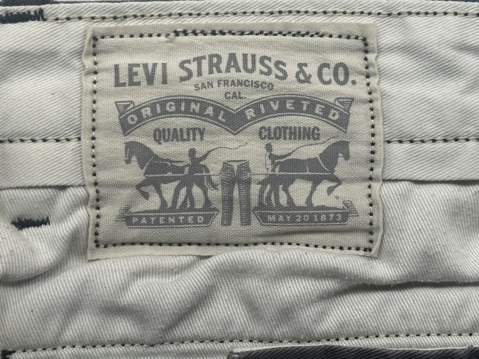 Levi's Levis Flat Front Tapered Leg Chinos Charcoal Gray Mens 32/30 Size US 32 / EU 48 - 6 Thumbnail