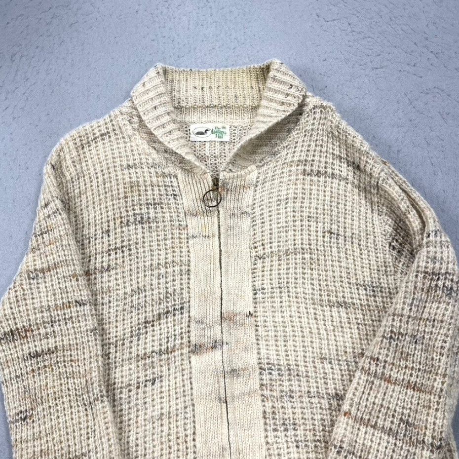Vintage VINTAGE Winona Knitting Mills Sweater Cardigan Mens Medium Zip Grandpa Lebowski Size US M / EU 48-50 / 2 - 3 Thumbnail