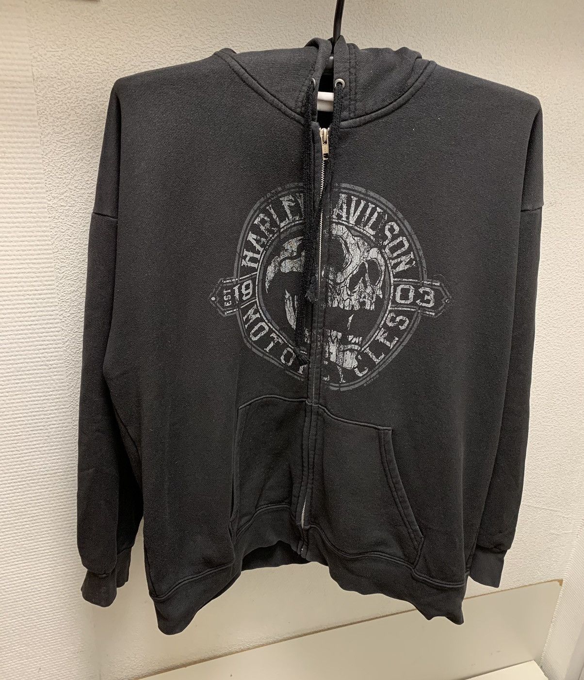 Harley Davidson Harley Davidson vintage zip hoodie L-Xl sz Size US XL / EU 56 / 4 - 1 Thumbnail