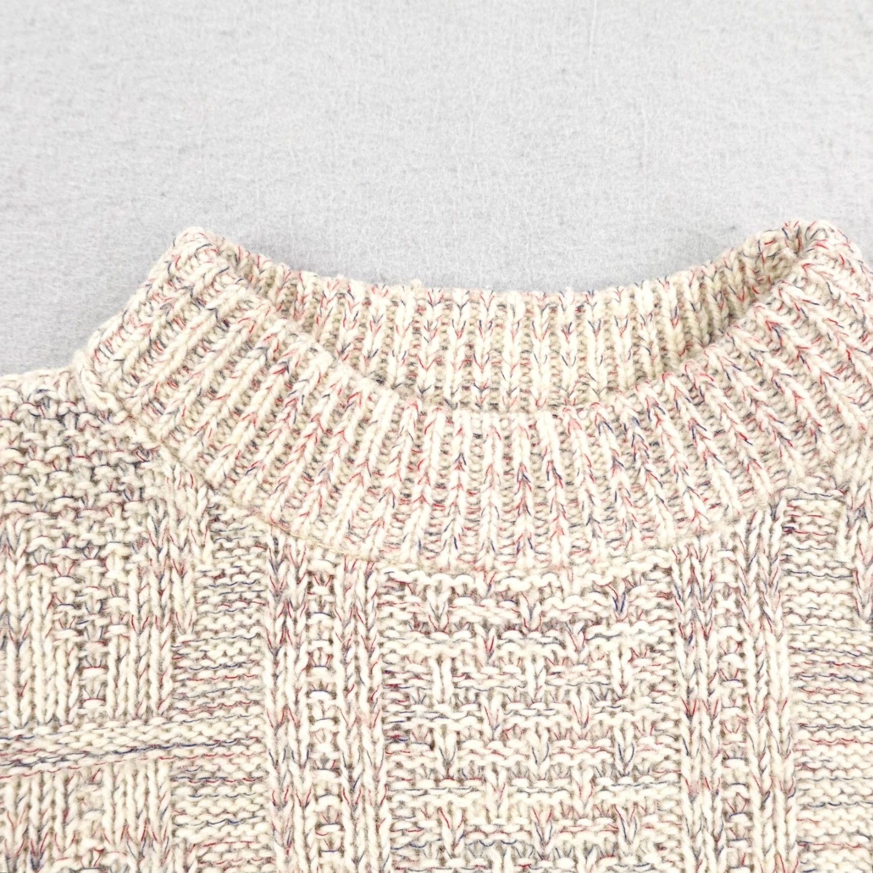 Vintage VINTAGE Marvin Knitting Mills Sweater Mens Medium Chunky Textured Wool Blend 60s Size US M / EU 48-50 / 2 - 2 Thumbnail