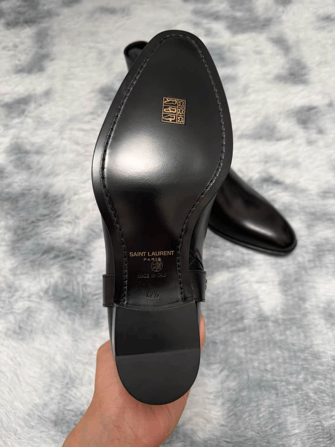 Saint Laurent Paris Saint Laurent Paris Sz 41 Saint Laurent Paris Metal Buckle Size US 8 / EU 41 - 4 Thumbnail