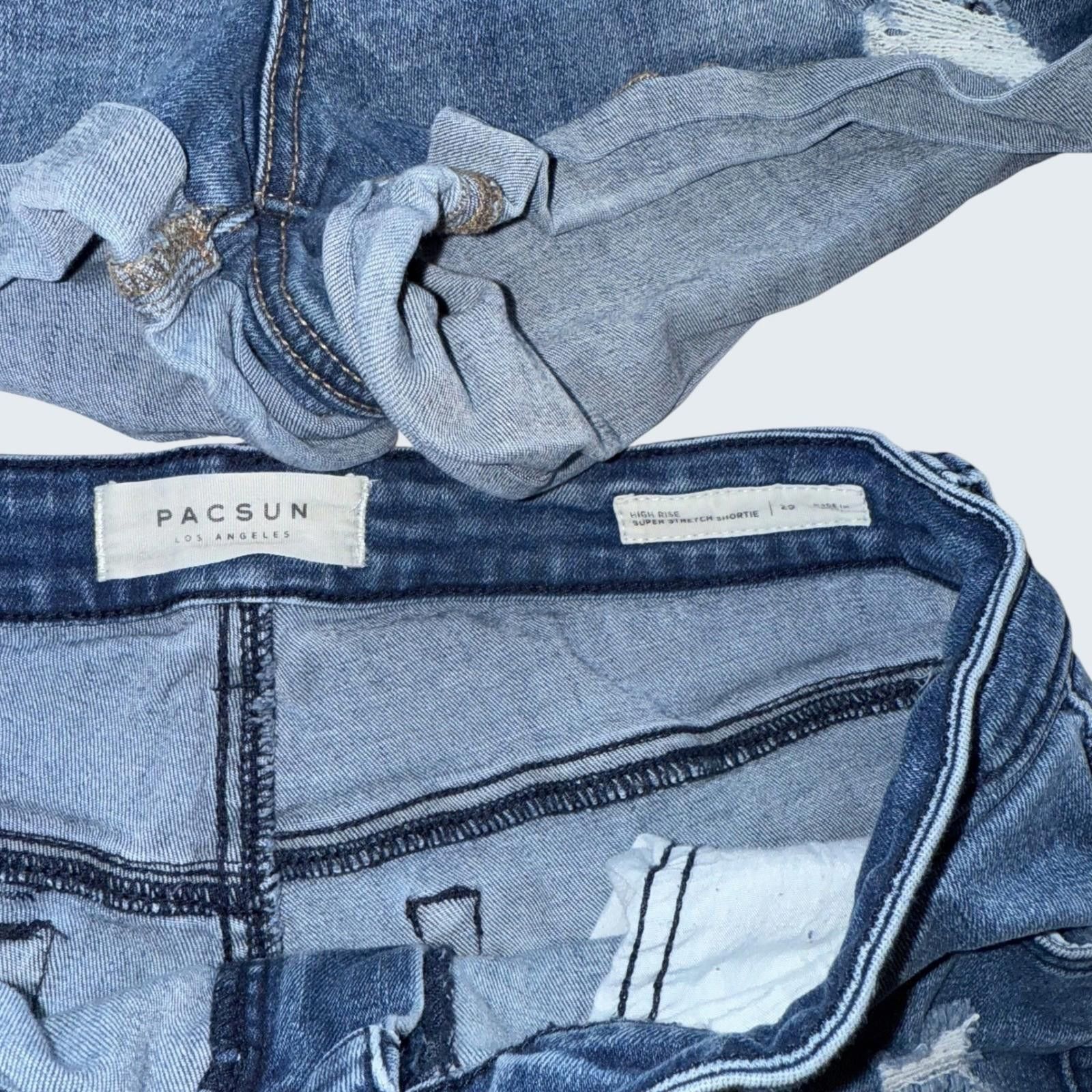Pacsun PacSun Womens High Rise Super Stretch Shortie Shorts Size 29 Size 29" - 7 Thumbnail