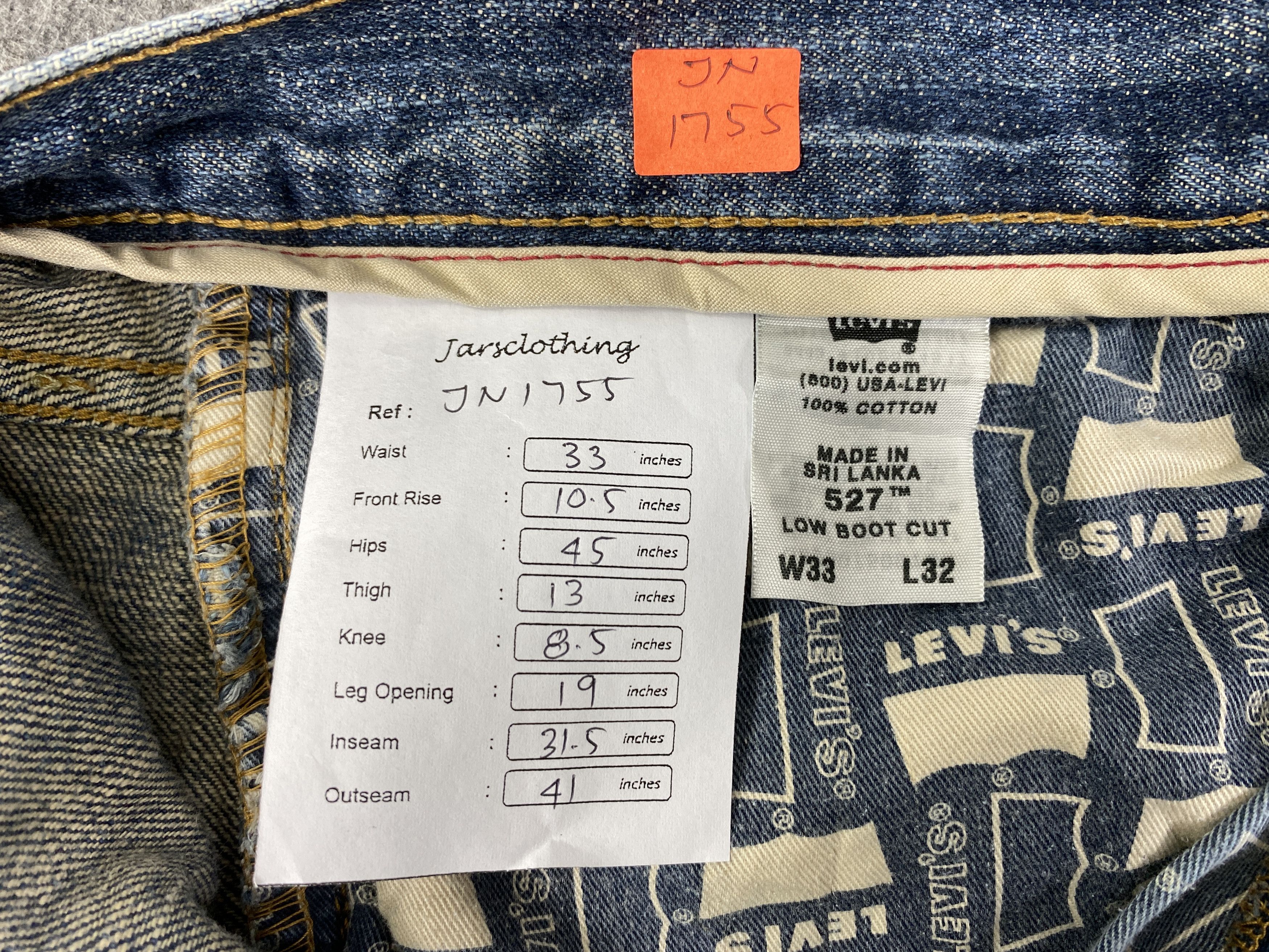 Levi's Distressed Blue Vintage Levi's 527 Flared 33x31.5 -JN1755 Size US 33 - 6 Thumbnail