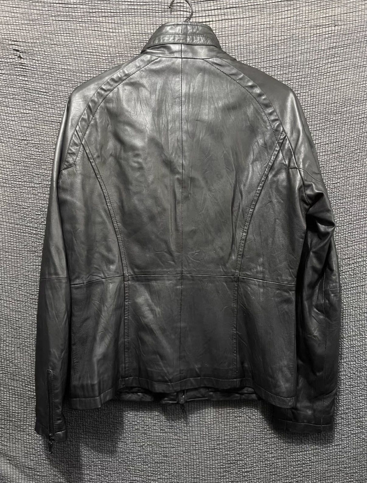 Dirain DIRAIN TOKYO High-Neck Avant-Garde Leather Jacket Size US S / EU 44-46 / 1 - 2 Thumbnail