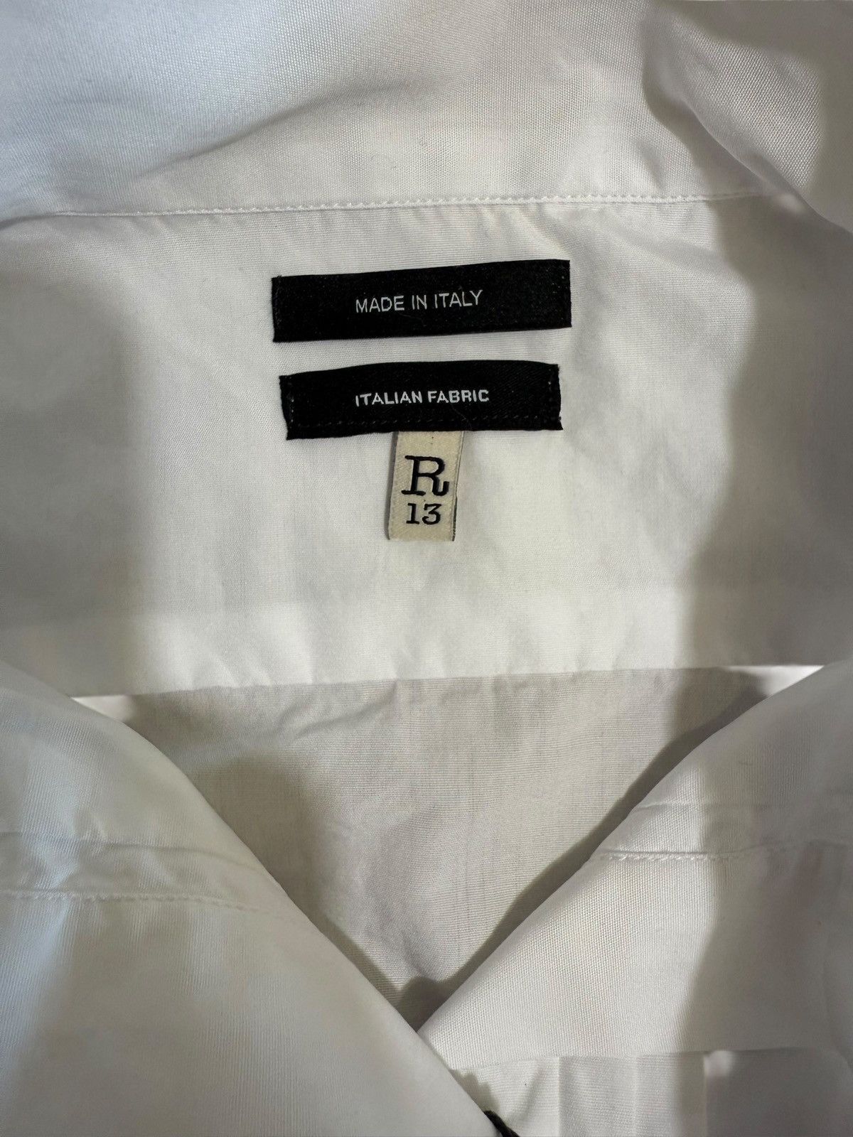R13 R13 NICK TIE SHIRT / WHITE / XS / RRP.845€ Size XS / US 0-2 / IT 36-38 - 5 Thumbnail