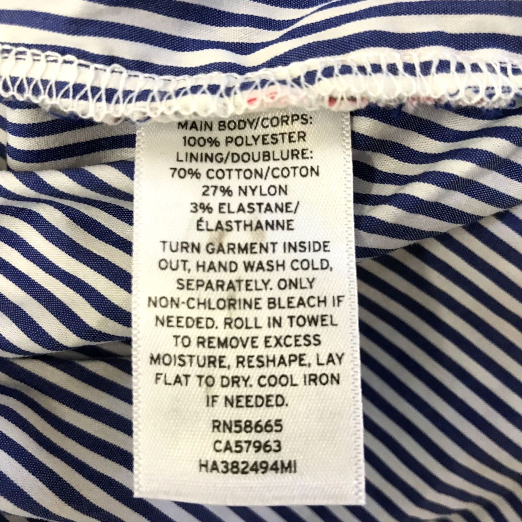 Vintage HALOGEN WOMEN'S XL FLORAL SLEEVELESS ROUND NECK STRIPE SHIFT DRESS Size XL / US 12-14 / IT 48-50 - 6 Thumbnail