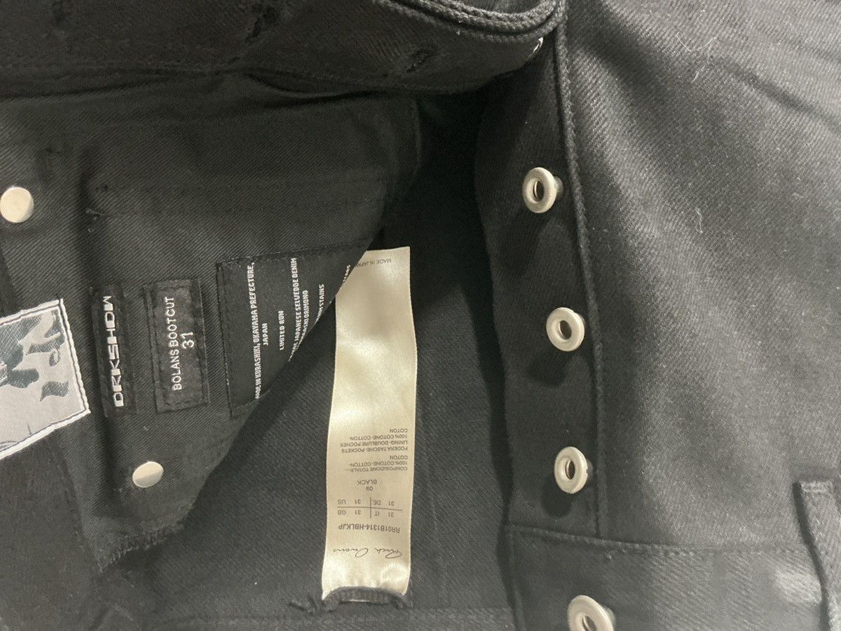 Rick Owens Rick owens bolan bootcut selvedge denim Size US 31 - 3 Thumbnail