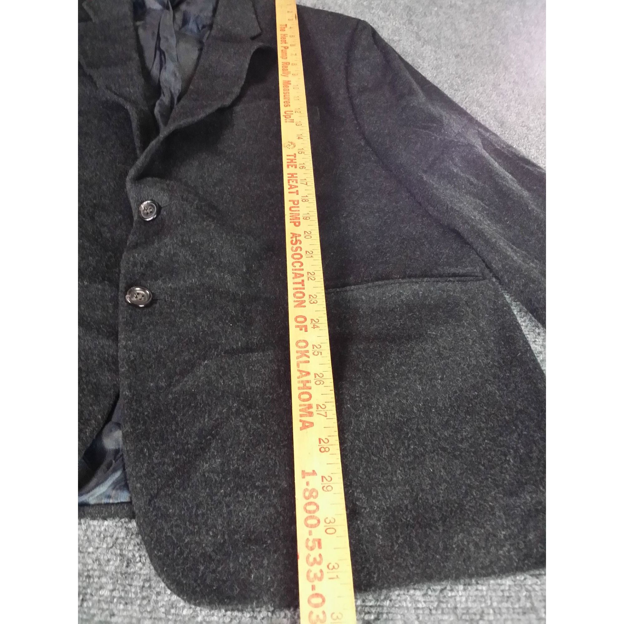 Lauren Ralph Lauren Lauren Ralph Lauren Blazer Men Sz 48R Wool Gray Designer Wor Size 48R - 3 Thumbnail