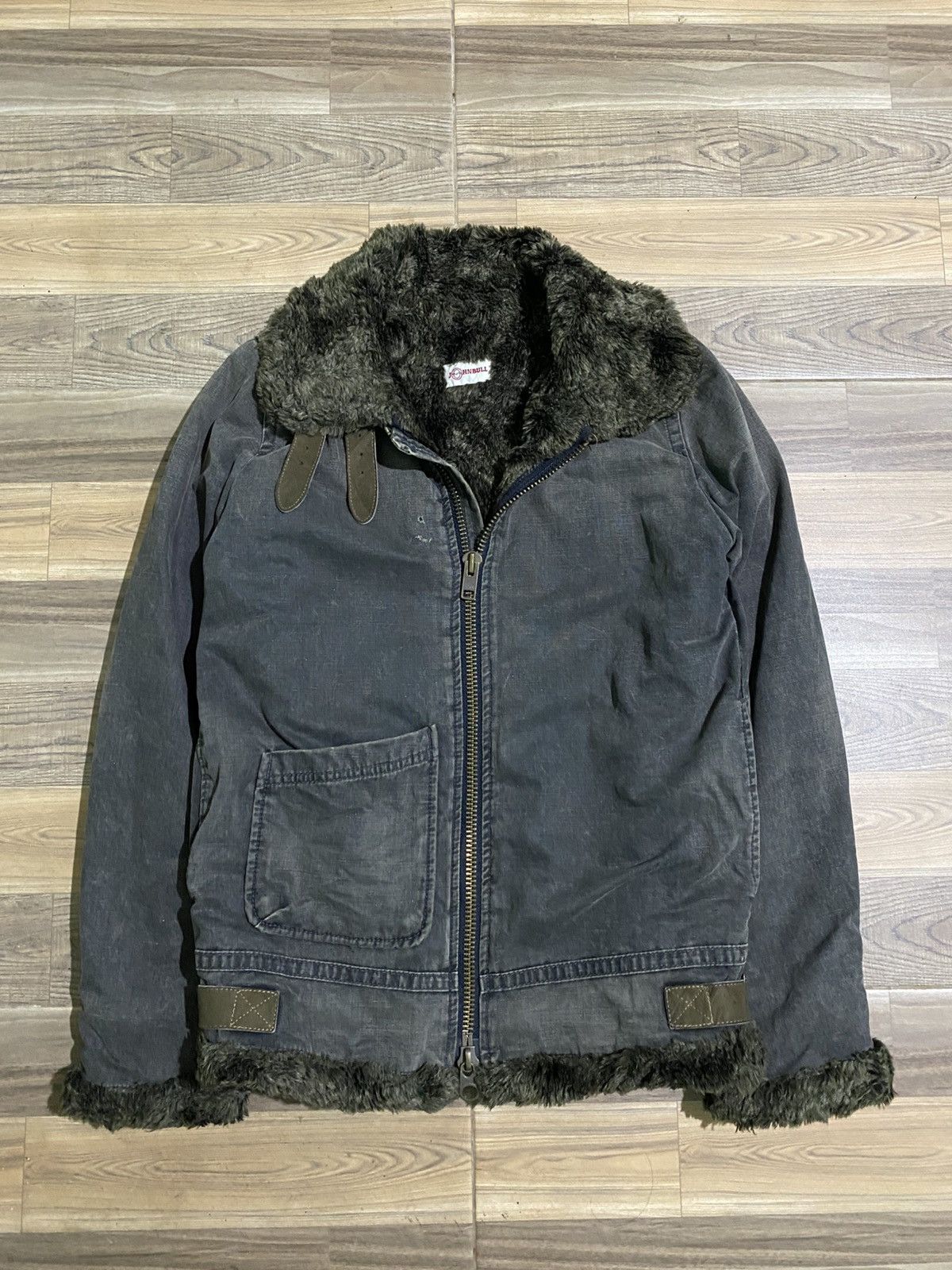 Le Grande Bleu (L.G.B.) JAPANESE BRAND JOHNBULL FUR FAUX KOJIMA JACKET Size US S / EU 44-46 / 1 - 1 Thumbnail