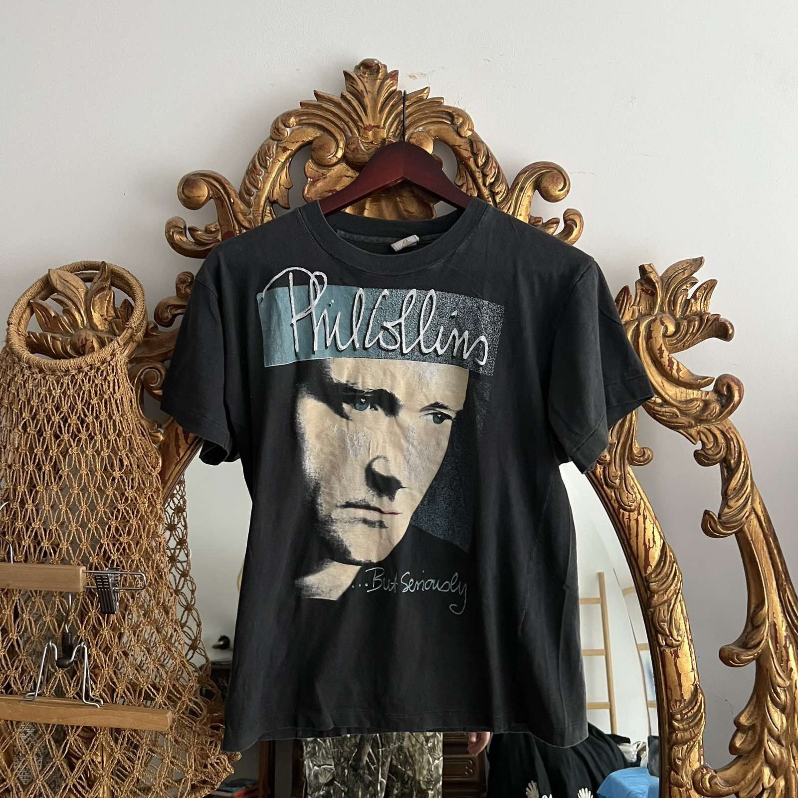 Band Tees Vintage 1990 “But Seriously” Phil Collins Tour Tee Size US S / EU 44-46 / 1 - 1 Thumbnail
